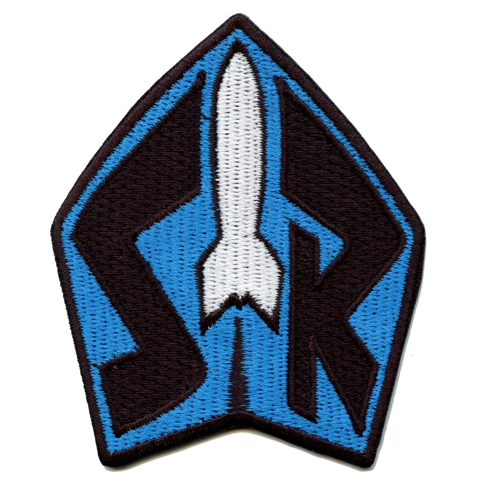 Space Ranger SR Badge Patch - Embroidered Iron-On for Shuttle Team - Perfect for NASA Enthusiasts, Cosplay & Uniform Customization