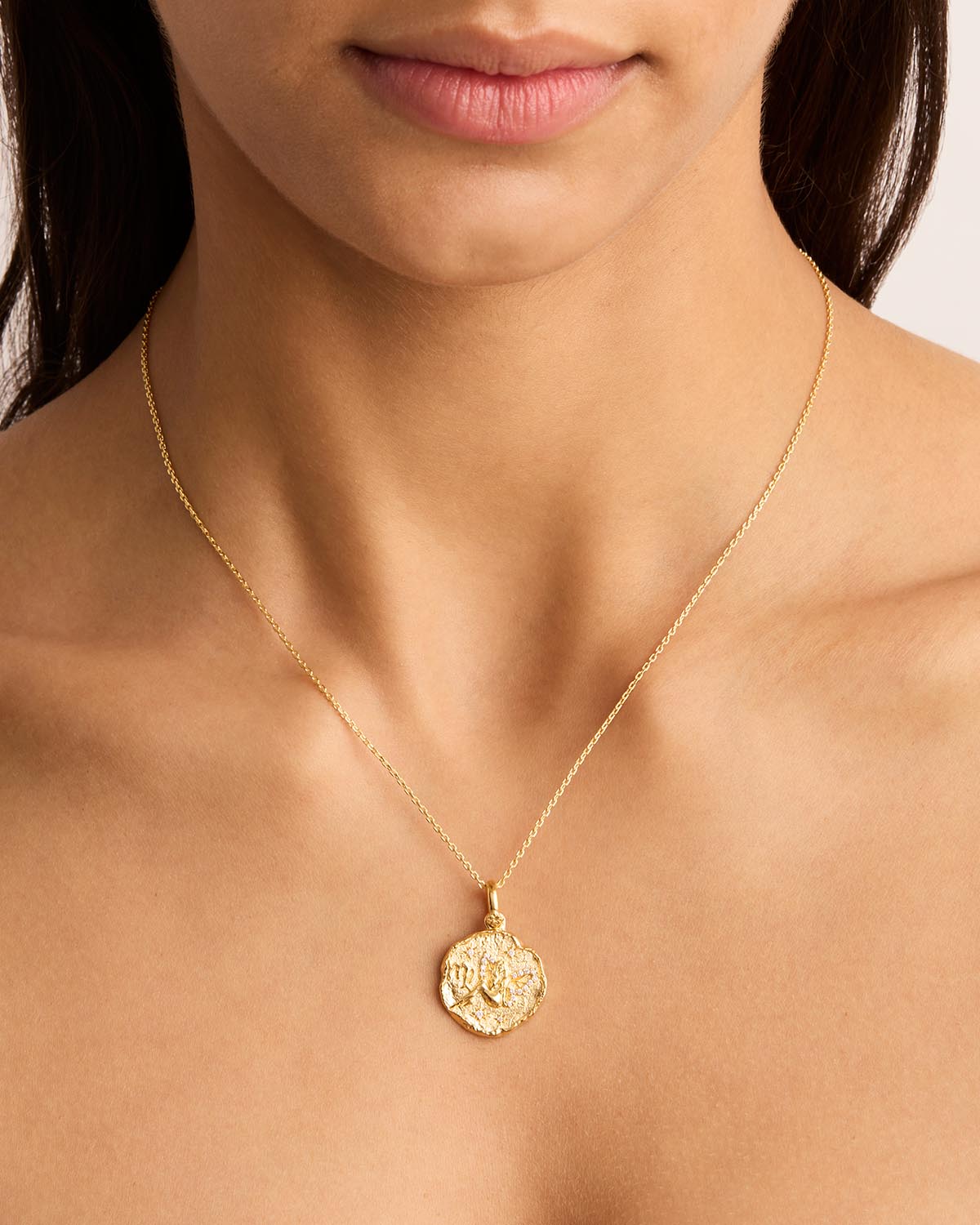 18K Gold Vermeil Virgo Zodiac Necklace for Women - Elegant Horoscope Jewelry Gift for Birthdays, Anniversaries & Special Occasions