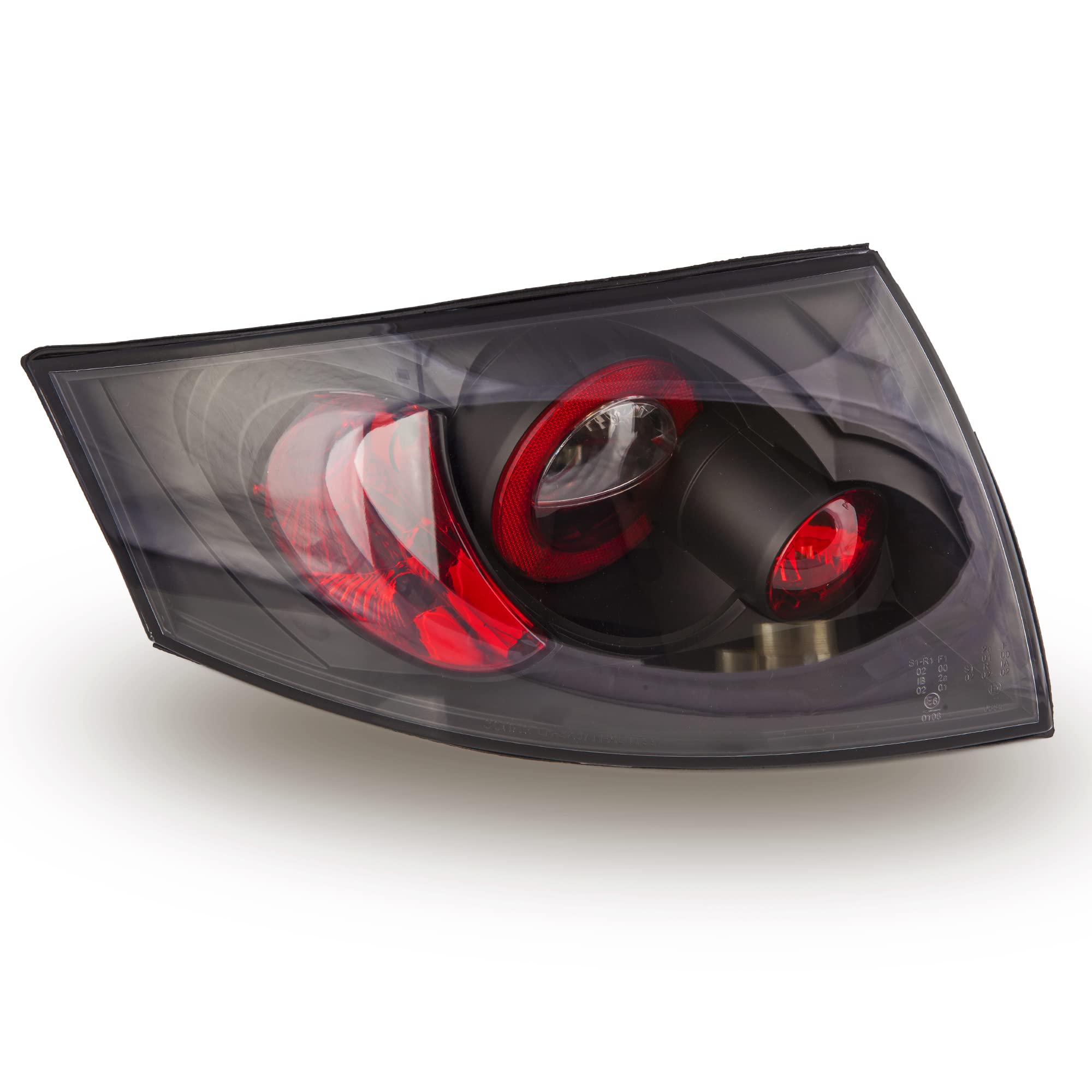 Audi TT Tail Light Assembly (1999-2006) - VR-1736 Black LED Rear Lights Pair - Complete Driver & Passenger Side Replacement - Perfect for Night Driving & Enhanced Safety
