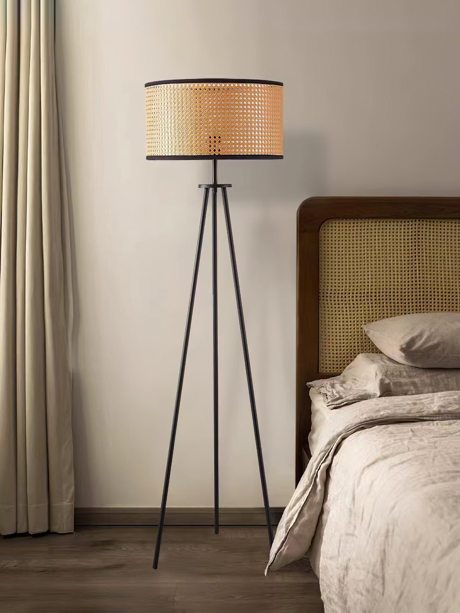 Modern Aubrey Floor Lamp with Adjustable Brightness - Perfect for Living Room, Bedroom, or Office Lighting