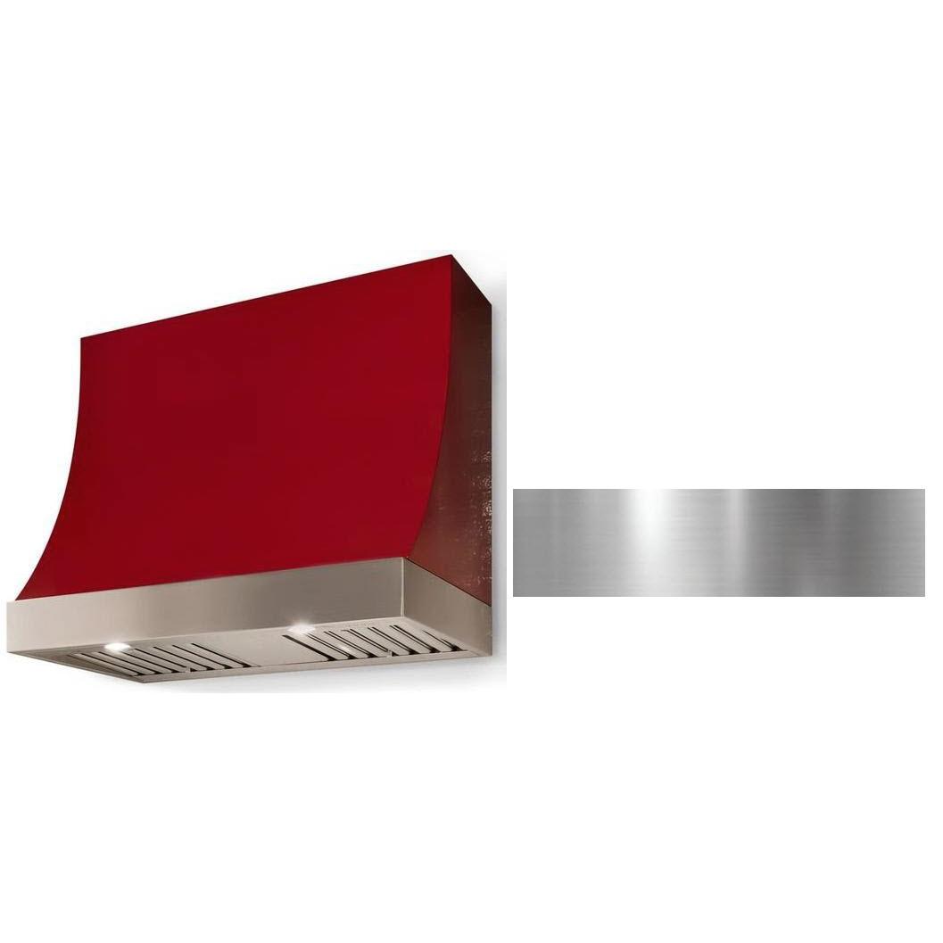 AGA 48 Inch Marquee Series Wall Mount Range Hood AH4830MRQPCRBN - Professional Stainless Steel Kitchen Vent Hood for Home Cooking & Baking - Perfect for Modern Kitchens & Open Concept Living Spaces
