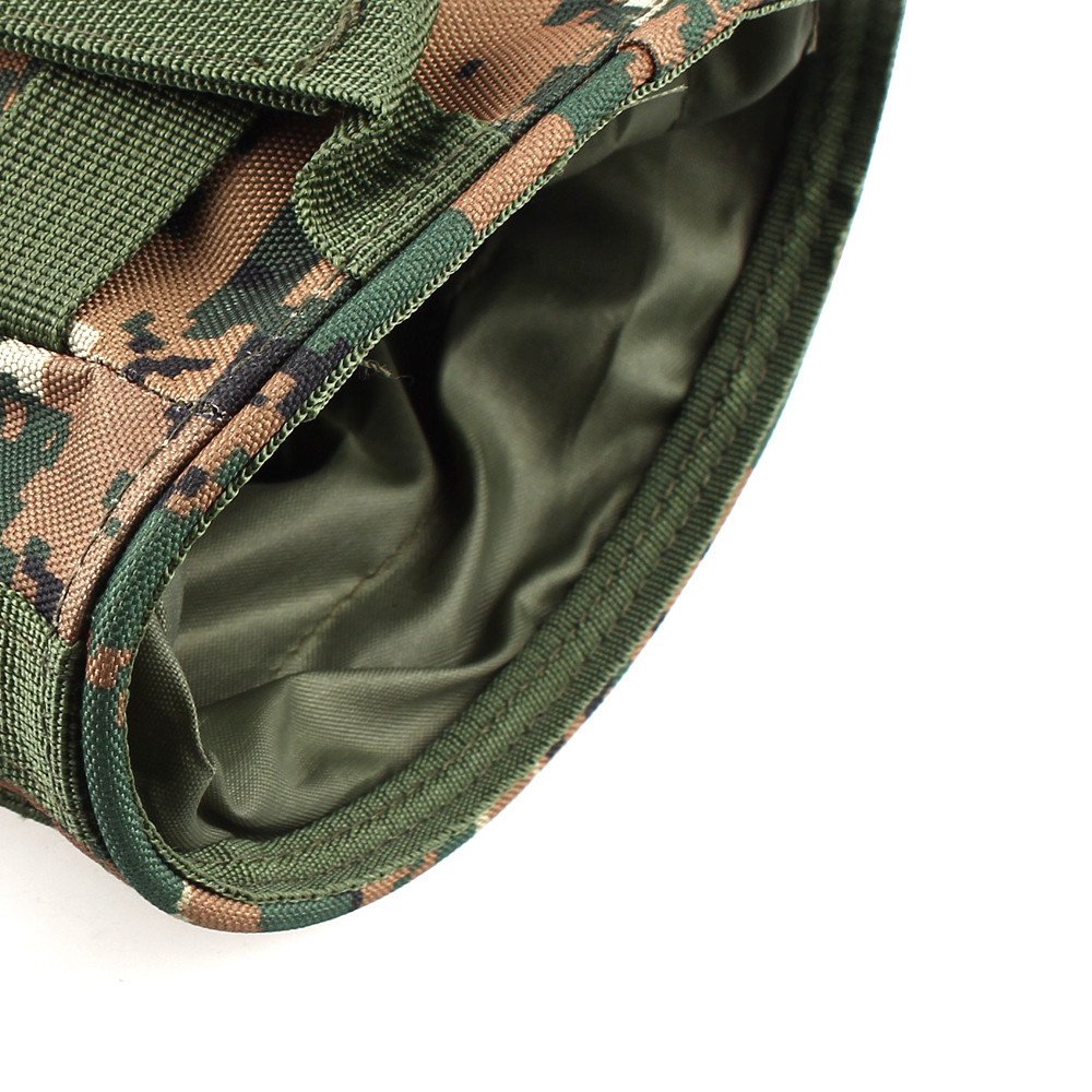 Tactical MOLLE Pouch - Multipurpose Tool Holder, NVG & Magazine Dump Pouch, Chalk Bag for Outdoor, Hiking, Shooting & Military Use