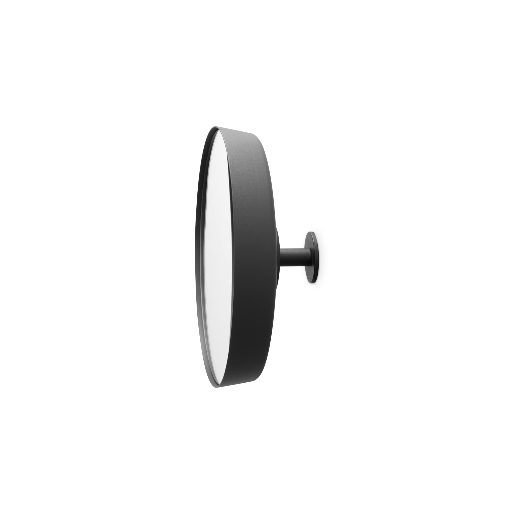 Brabantia Mindset 5X Magnifying Bathroom Mirror with Magnetic Holder - Mineral Infinite Gray, Wall Mounted & Removable for Shaving, Makeup & Vanity - Perfect for Bathroom, Bedroom & Dressing Room