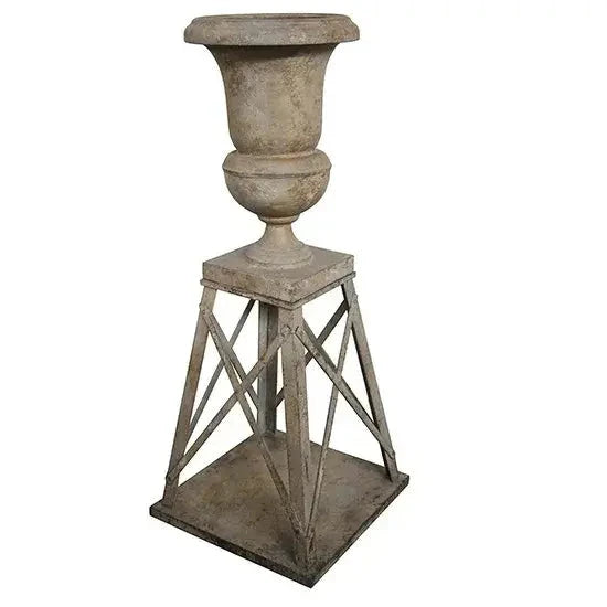 Elegant Metal Reception Urn with Stand - Perfect for Funeral Homes, Memorial Services & Cremation Ceremonies