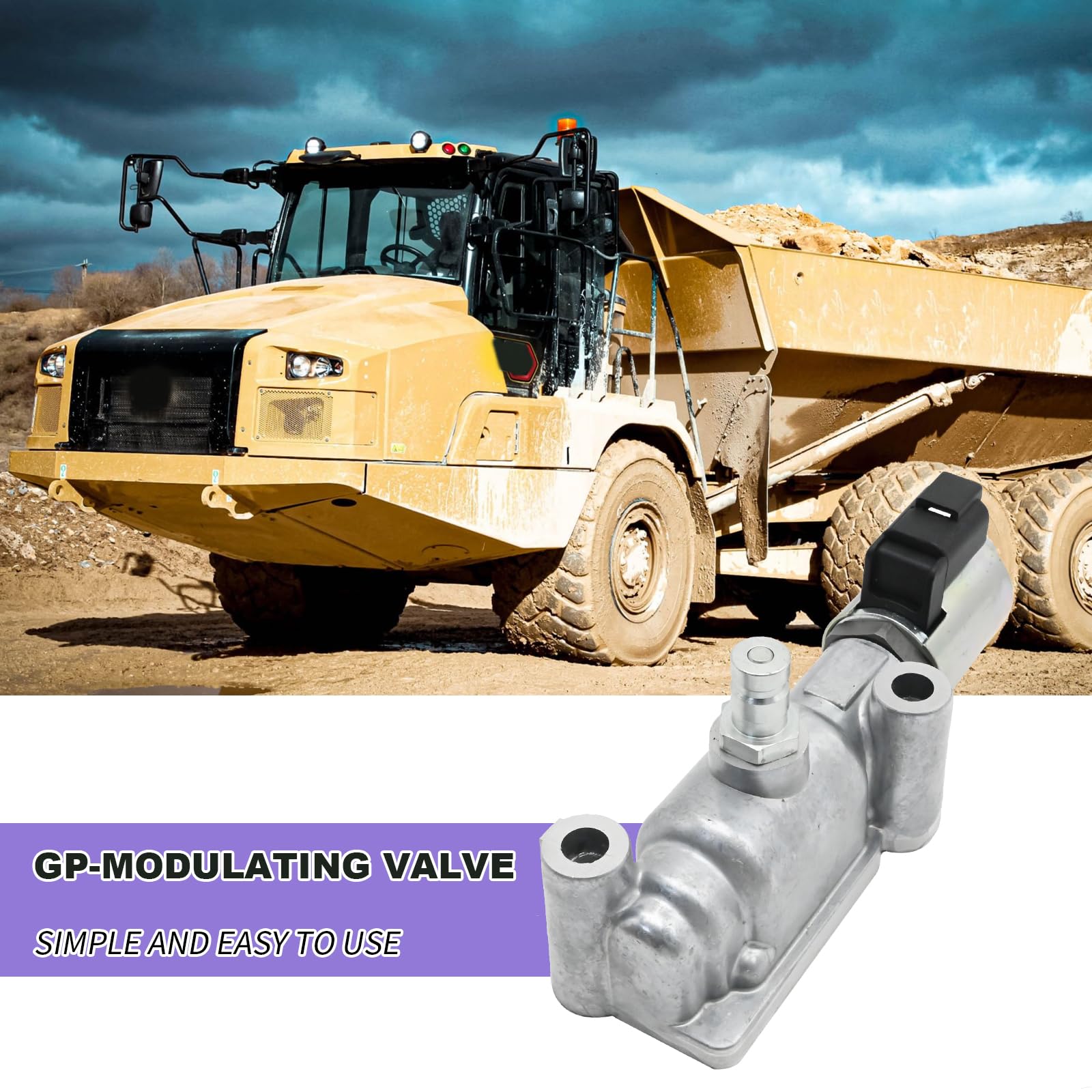 244-3114 GP-Modulating Valve Replacement for Caterpillar Articulated Truck, Wheel Skidder, Tractor, Dozer & Loader - Compatible with CAT 2443114 - Heavy Duty Hydraulic Control Valve for Construction & Mining Equipment