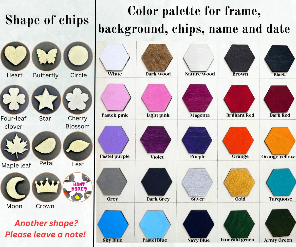 Custom Star-Shaped Wooden Quinceañera Guest Book Alternative Frame - Transparent Keepsake for Sweet 15, Weddings, Birthdays & Baby Showers | Unique Party Decor & Memorable Gift Idea