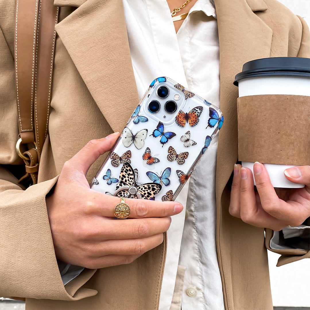 Butterfly Dreams iPhone Case - Stylish Protective Cover for iPhone [Model Numbers] | Durable Scratch-Resistant Design for Everyday Use, Perfect for Work, Travel & Outdoor Activities