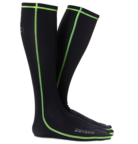 1mm Neoprene Socks for Surfing & Water Sports - Wetsox THERMS Surf Socks for Cold Water Protection & Comfort - Perfect for Surfing, Diving, Kayaking & Beach Activities