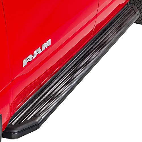 Ionic 41 Series Black Running Boards for 2002-2009 Chevy Trailblazer & GMC Envoy - Heavy Duty Side Steps for Off-Roading, Truck Access & Easy Entry/Exit