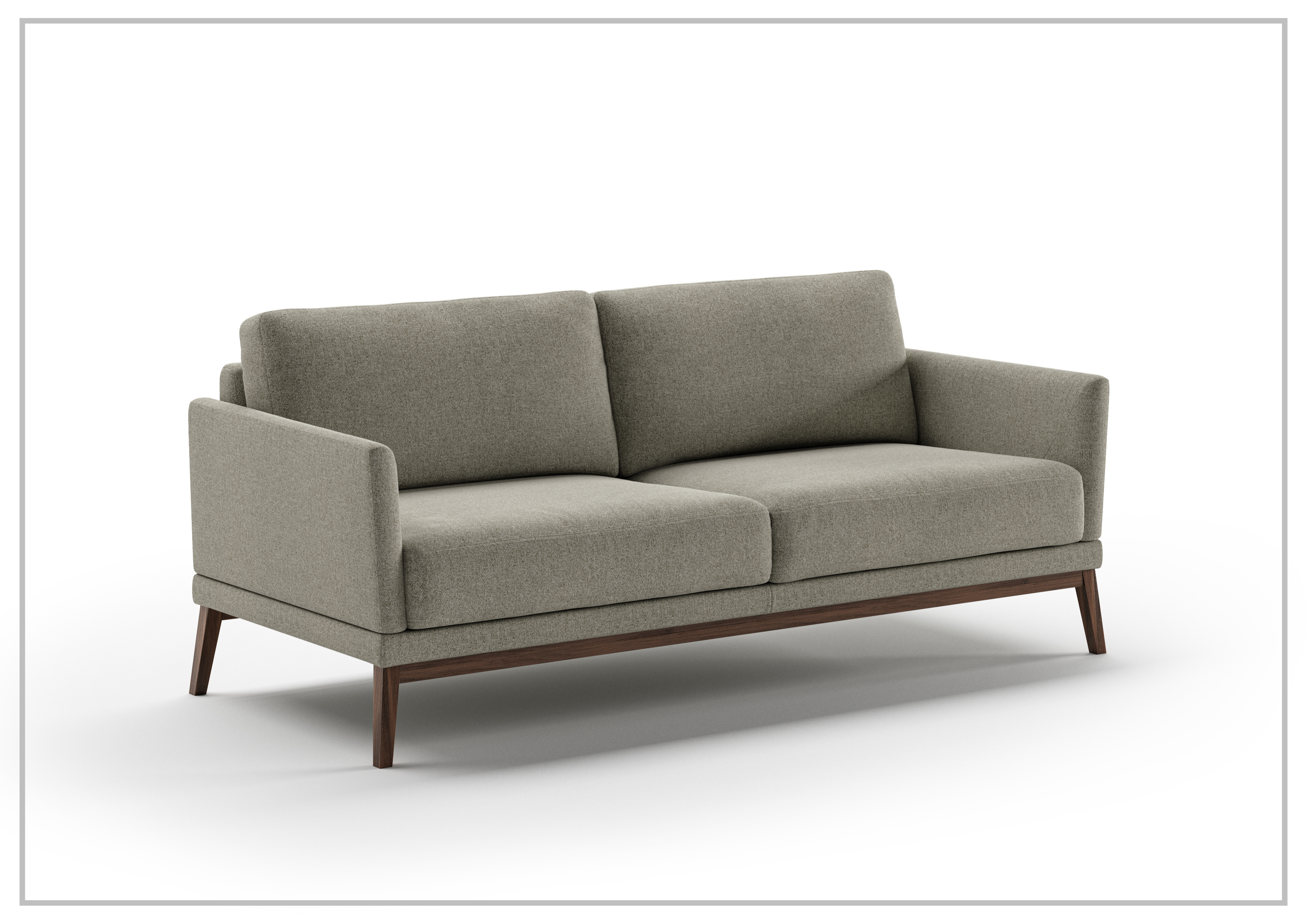 Premium Luonto Viola Fabric Sofa with Superior Seat Cushion - Comfortable Modern Living Room Furniture for Home & Office Use