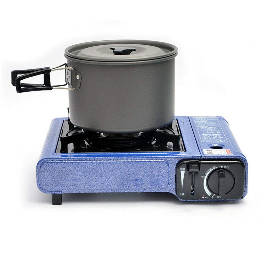 COVVY Camping Cookware Set - Portable & Durable Non-Stick Pots and Pans with Bowls & Spork - Lightweight Outdoor Cooking Gear for Hiking, Backpacking, and Camping Trips
