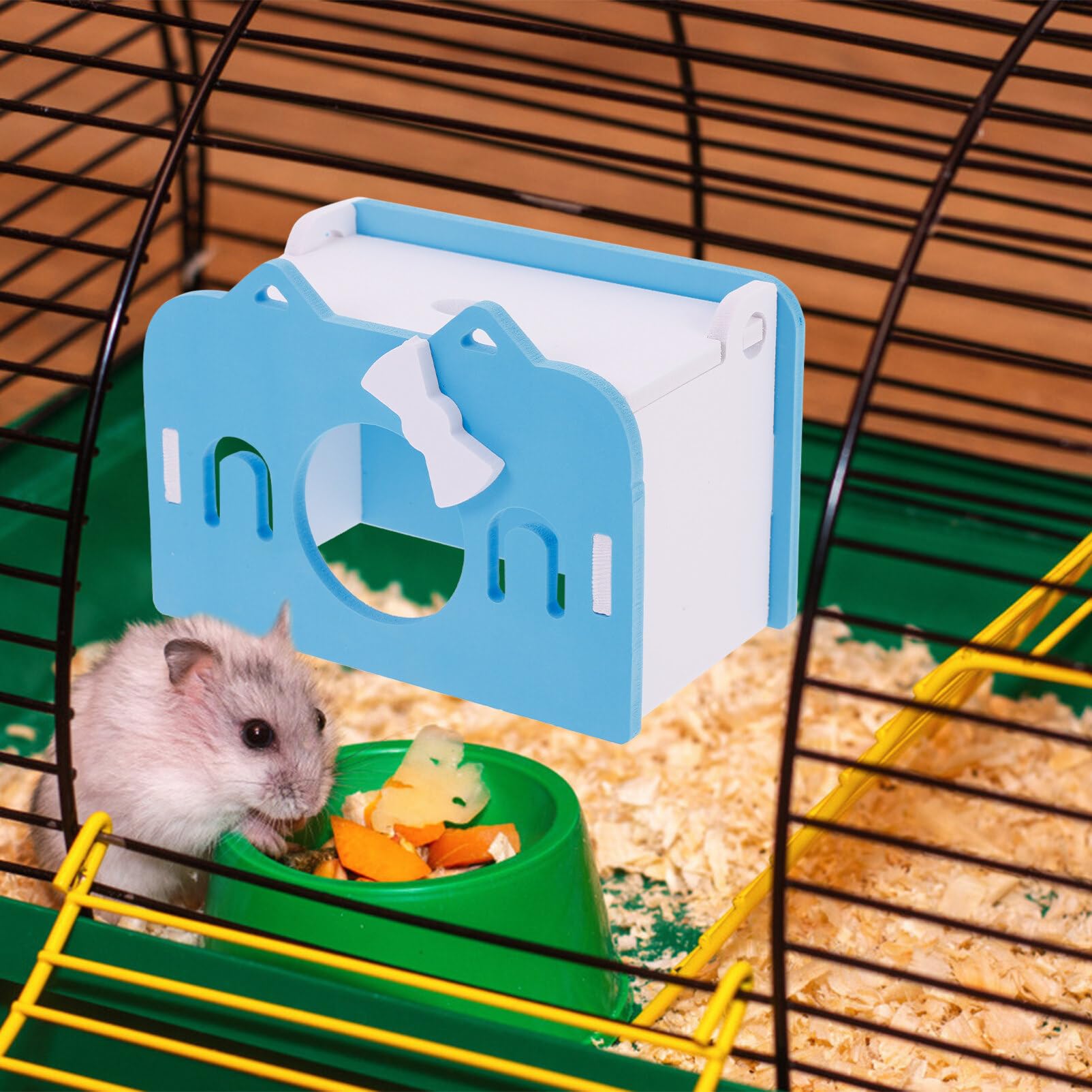 POPETPOP Hamster Bed & House - Cozy Pet Sleeping Nest for Hamsters, Rats & Small Animals - Perfect for Cage Accessories & Comfortable Rest