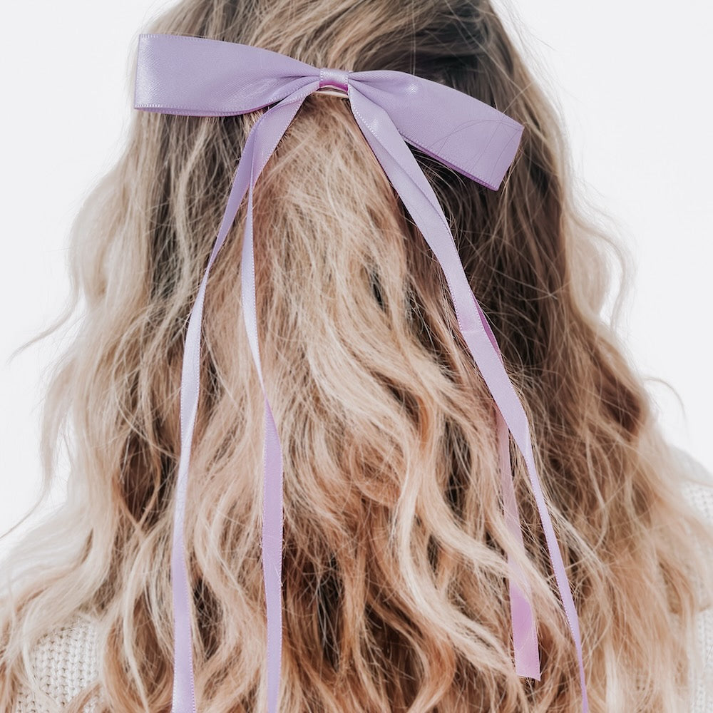 Dahlia Dainty Hair Bow Clip - Elegant Hair Accessories for Women & Girls | Perfect for Weddings, Parties & Everyday Wear
