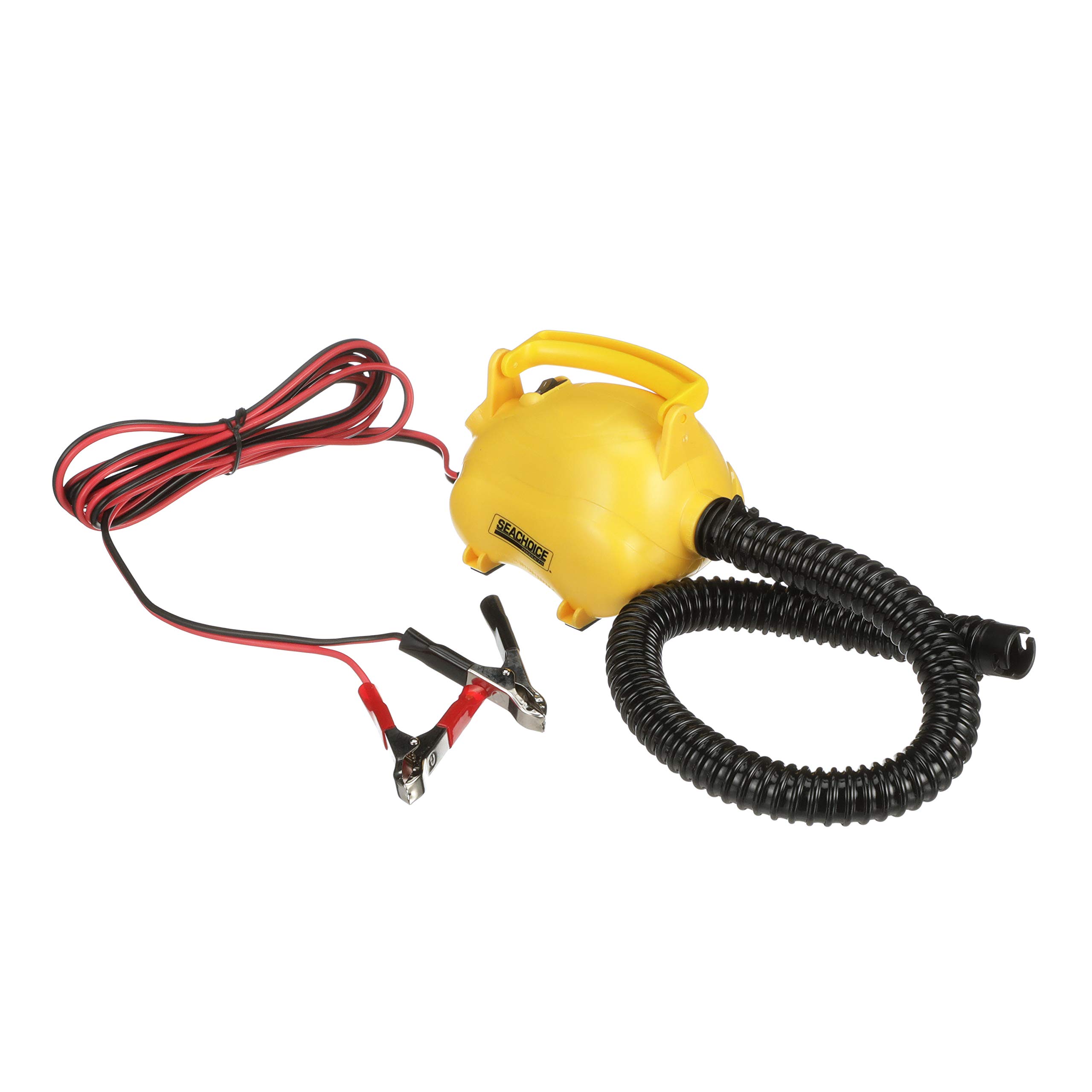 Seachoice 12V Electric Air Pump - High Power Portable Inflator for Boats, Kayaks, Paddleboards, Pool Floats & Outdoor Inflatables | Fast Inflation for Marine & Water Sports Equipment