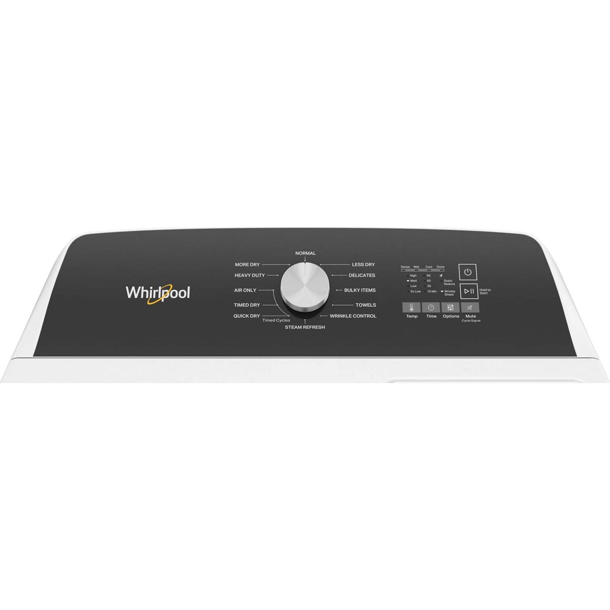 Whirlpool YWED5050LW Electric Dryer - White, Large Capacity, Energy Efficient for Home Laundry Room | Perfect for Families, Apartments & Laundry Rooms