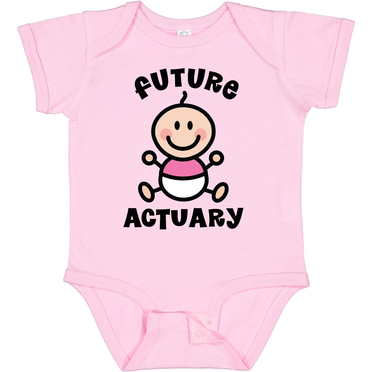 Inktastic Future Actuary Baby Girl Bodysuit - Cute Math-Themed Onesie for Infant & Toddler - Perfect Gift for Baby Showers, Birthdays & Family Photos