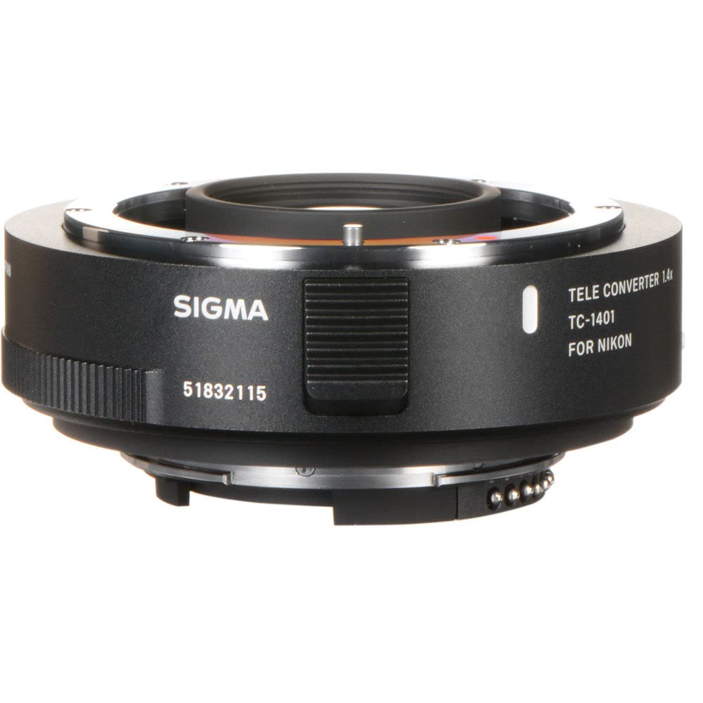 Sigma TC-1401 1.4X Teleconverter Lens for Nikon F Mount (879306) - Complete Bundle with Backpack, 64GB SD Card, Card Reader, Cleaning Kit, Flexible Tripod, Memory Wallet, IR Remote & Lens Cap Keeper - Perfect for Wildlife, Sports & Travel Photography