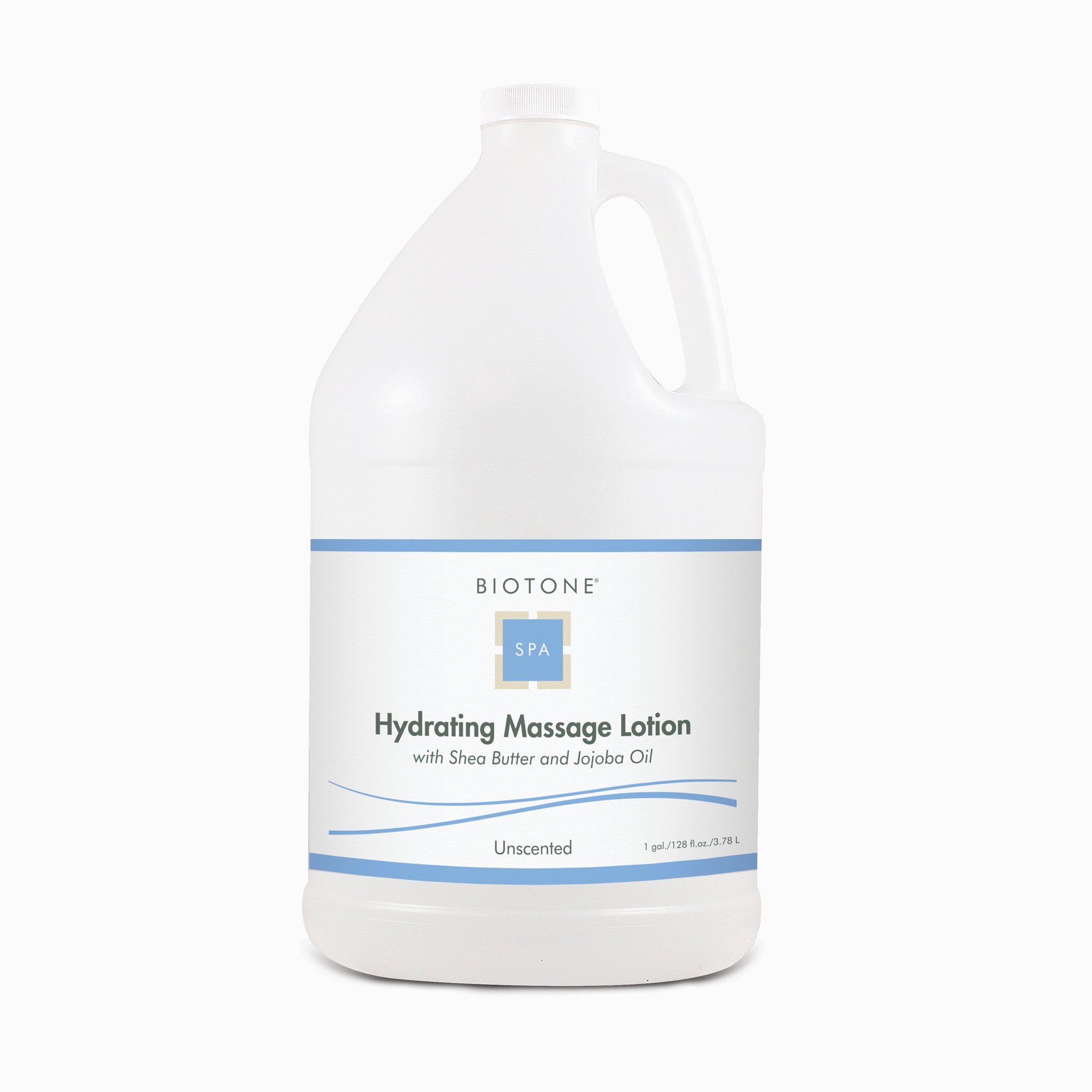 BIOTONE® Hydrating Massage Lotion - Unscented 1 Gallon for Professional Spa & Massage Therapy - Moisturizing Body Lotion for Dry Skin Care