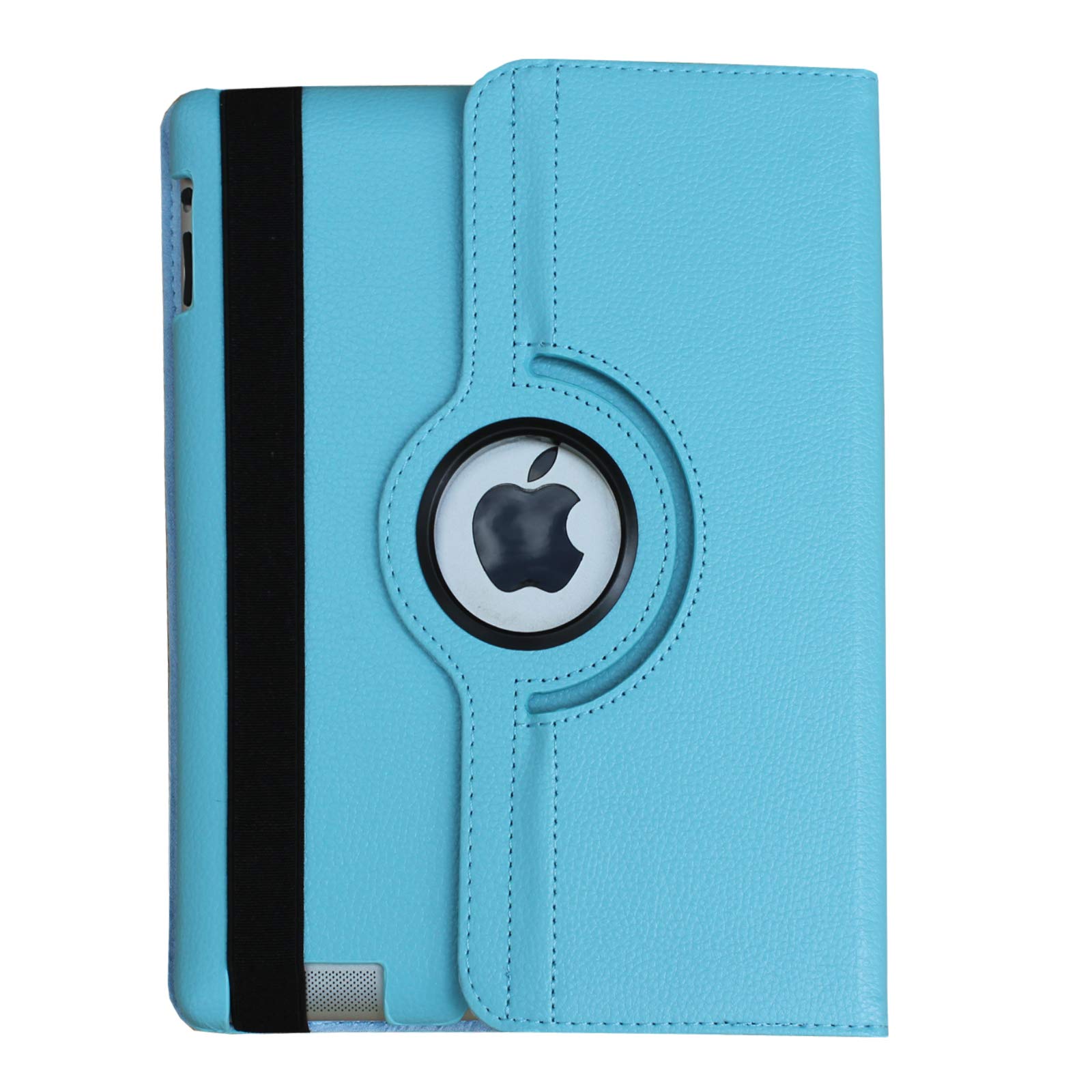 Premium Magnetic Rotating Stand Smart Cover Case for iPad Air 1 (2013 Model A1474/A1475/A1476) - Auto Wake/Sleep Function - Perfect for Work, Travel & Home Use (Blue)