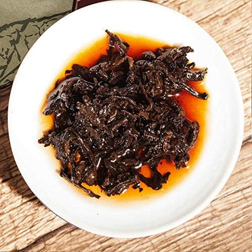 Premium Yunnan Pu'er Tea - 12.59oz (357g) Palace Tribute Cake Ripe Cooked Tea | Authentic Chinese Loose Leaf Tea for Relaxation, Gift Giving & Tea Ceremonies