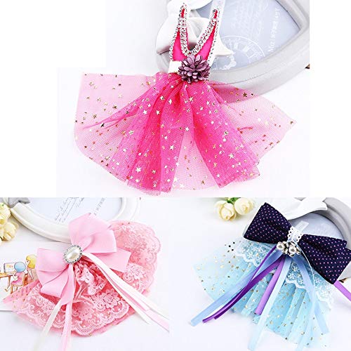 5 Yards 25mm Wide Pink Organza Ribbon for Crafts, Gift Wrapping, Hair Bows & Christmas Decorations - Premium Quality DIY Scarf Ribbon for Party, Wedding, Holiday and Home Decor