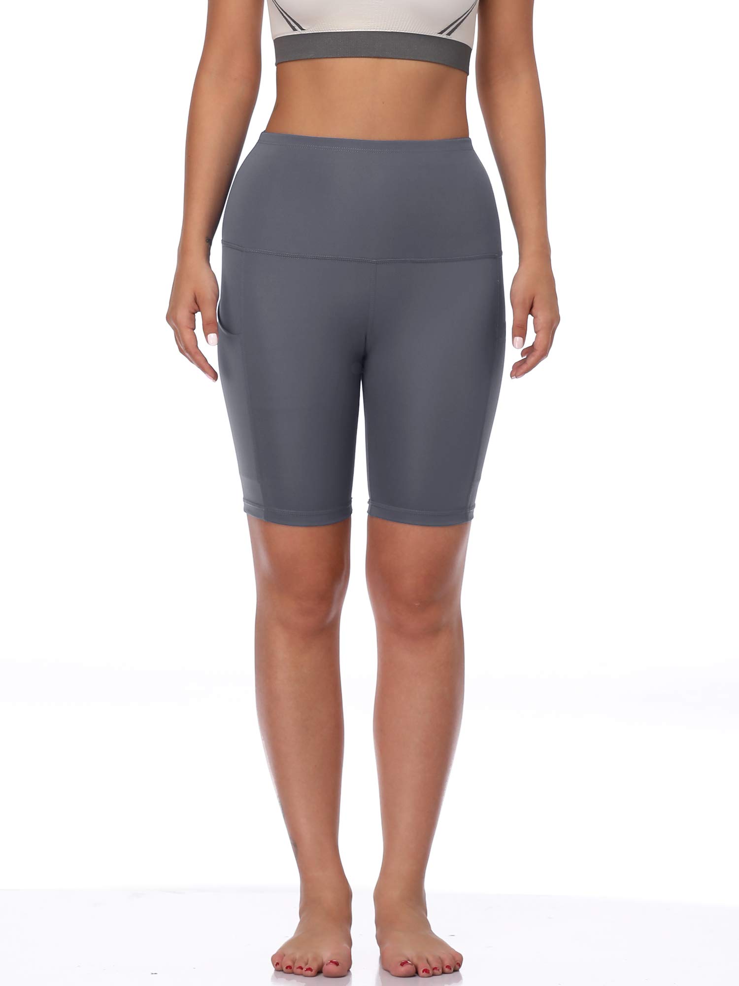 NELEUS Women's High Waist Tummy Control Athletic Shorts - Workout Biker Shorts for Running, Gym & Yoga - Perfect for Fitness, Lounge & Summer Activities