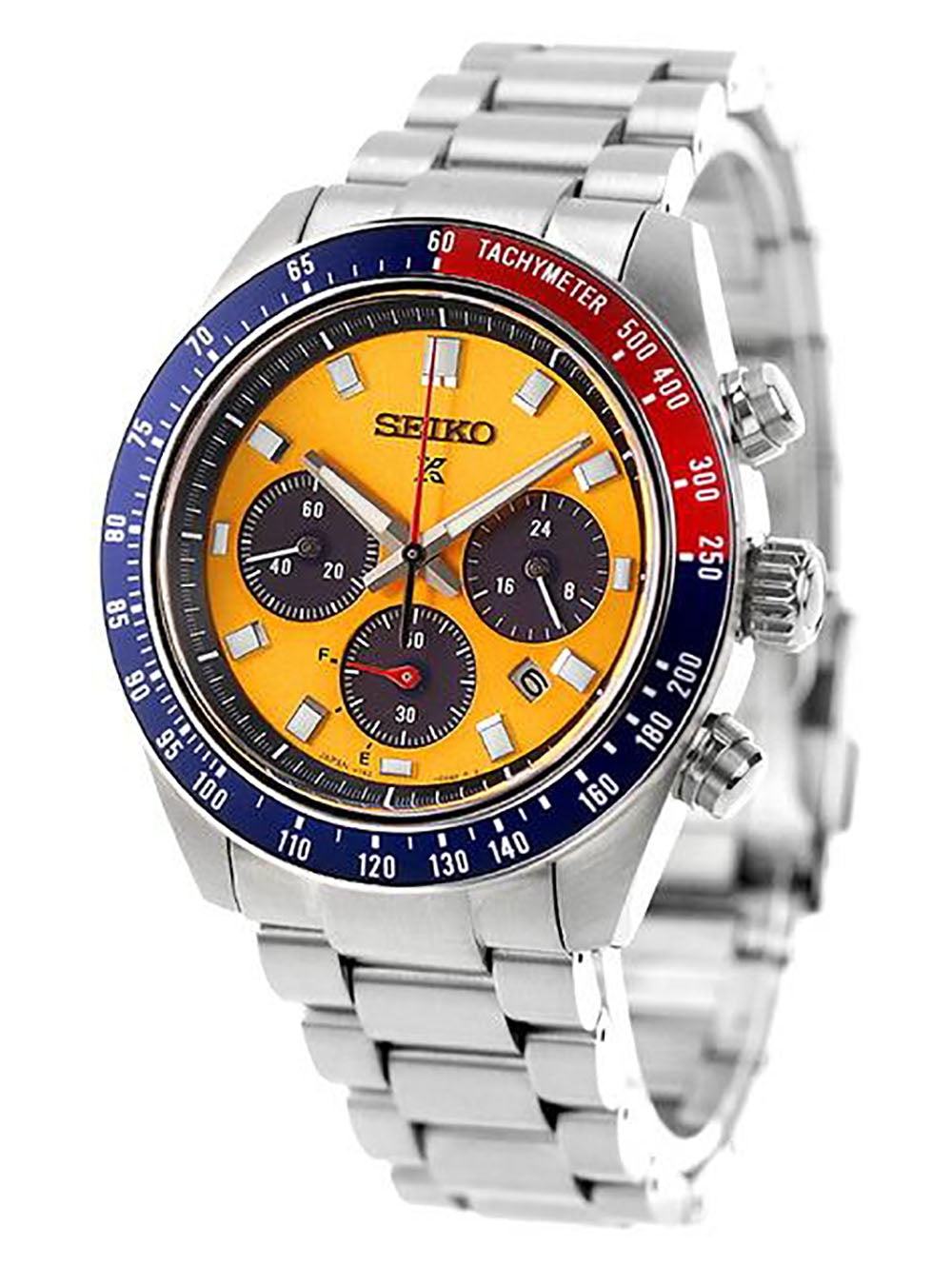SEIKO Prospex Speedtimer Solar Chronograph Watch SBDL117 / SSC947 - 1969 Reinterpretation, Made in Japan - Perfect for Sports, Racing & Outdoor Adventures