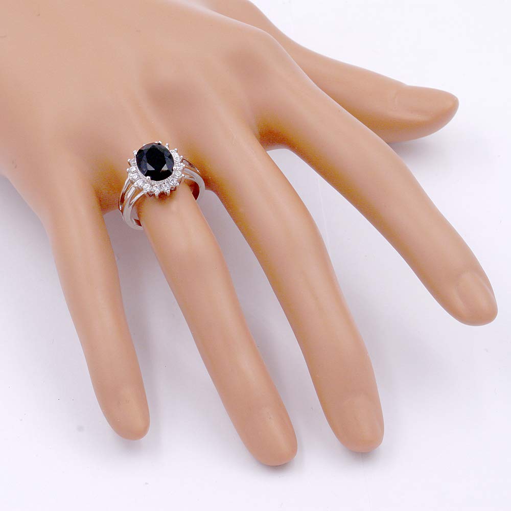 Elegant Oval & Round CZ Rings for Women - Wedding, Party, Engagement & Cocktail Jewelry - Size 5-10 - Perfect for Bridal, Anniversary Gifts & Special Occasions