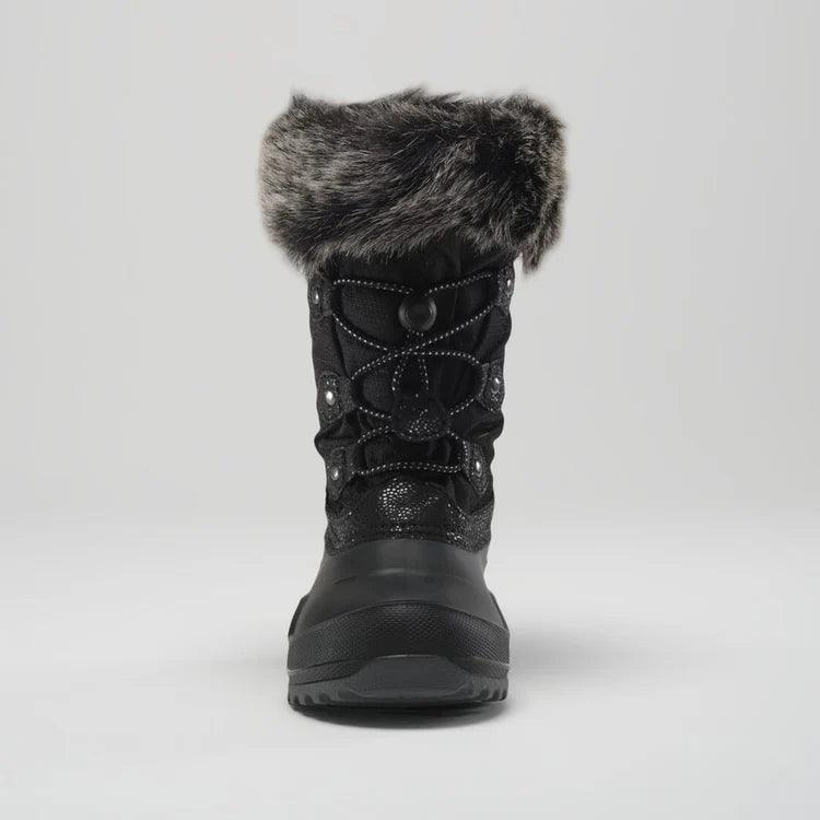 Kamik POWDERY 3 Waterproof Winter Boots for Toddler & Girls - Warm Snow Boots for Kids (Sizes 8T to 7) - Perfect for Snow Play, School & Outdoor Winter Activities