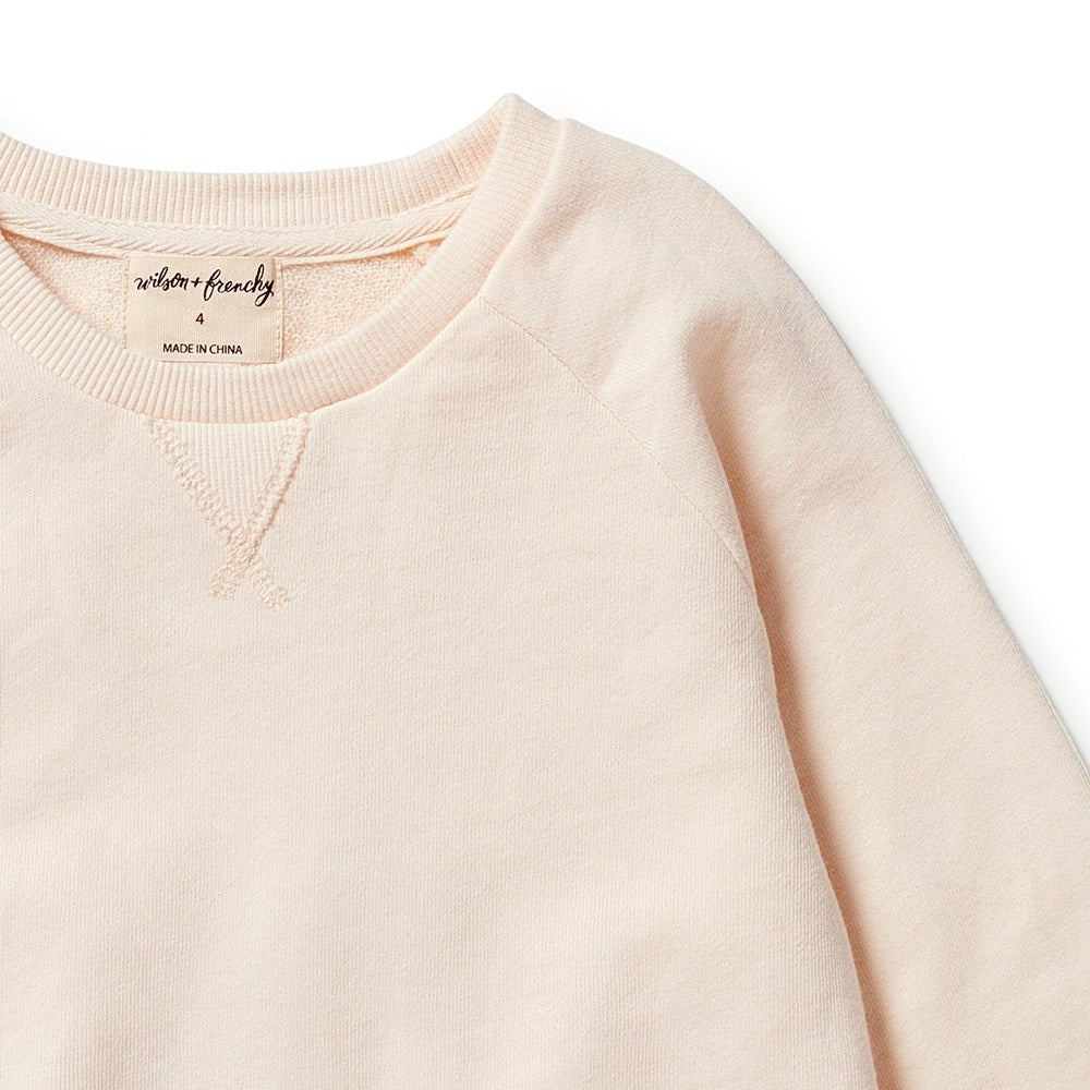 Organic Cotton Terry Cloth Sweatshirt for Women - Soft & Breathable Casual Wear for Gym, Lounge & Everyday Comfort