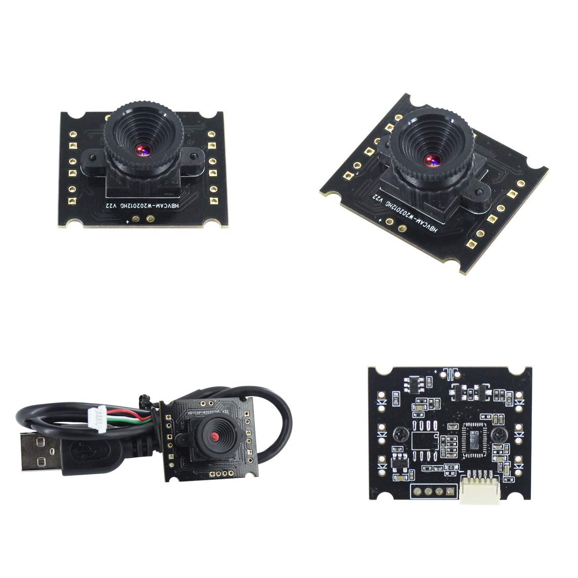Molieeigin USB Camera Module OV9726 CMOS 1MP 50 Degree Lens - Plug & Play USB Webcam for Android, Linux, PC - Ideal for Video Calls, Security Monitoring & DIY Projects