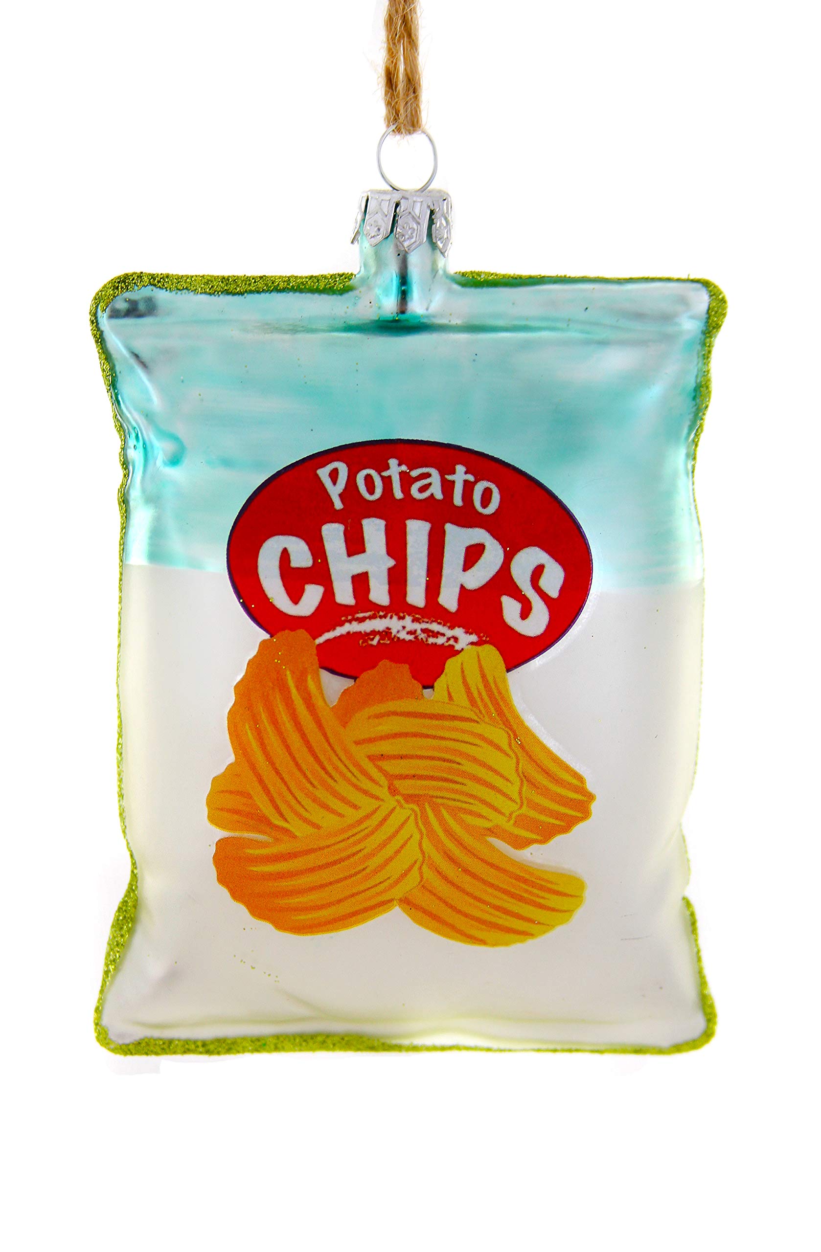 Cody Foster & Co Potato Chip Ornament - Handcrafted Holiday Decor for Christmas Tree, Gift, and Home Decoration