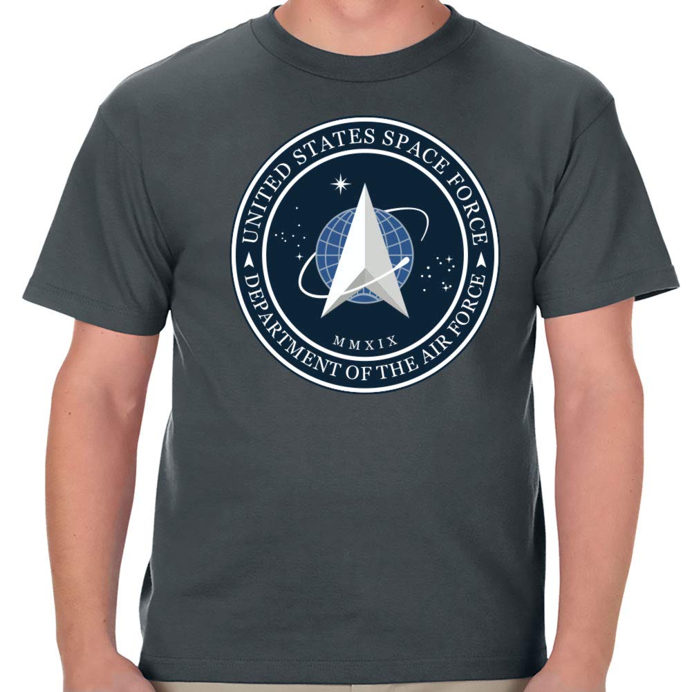 Future of Flight United States Space Force Charcoal T-Shirt - Military Inspired Casual Wear for Aviation Enthusiasts & Patriotic Style