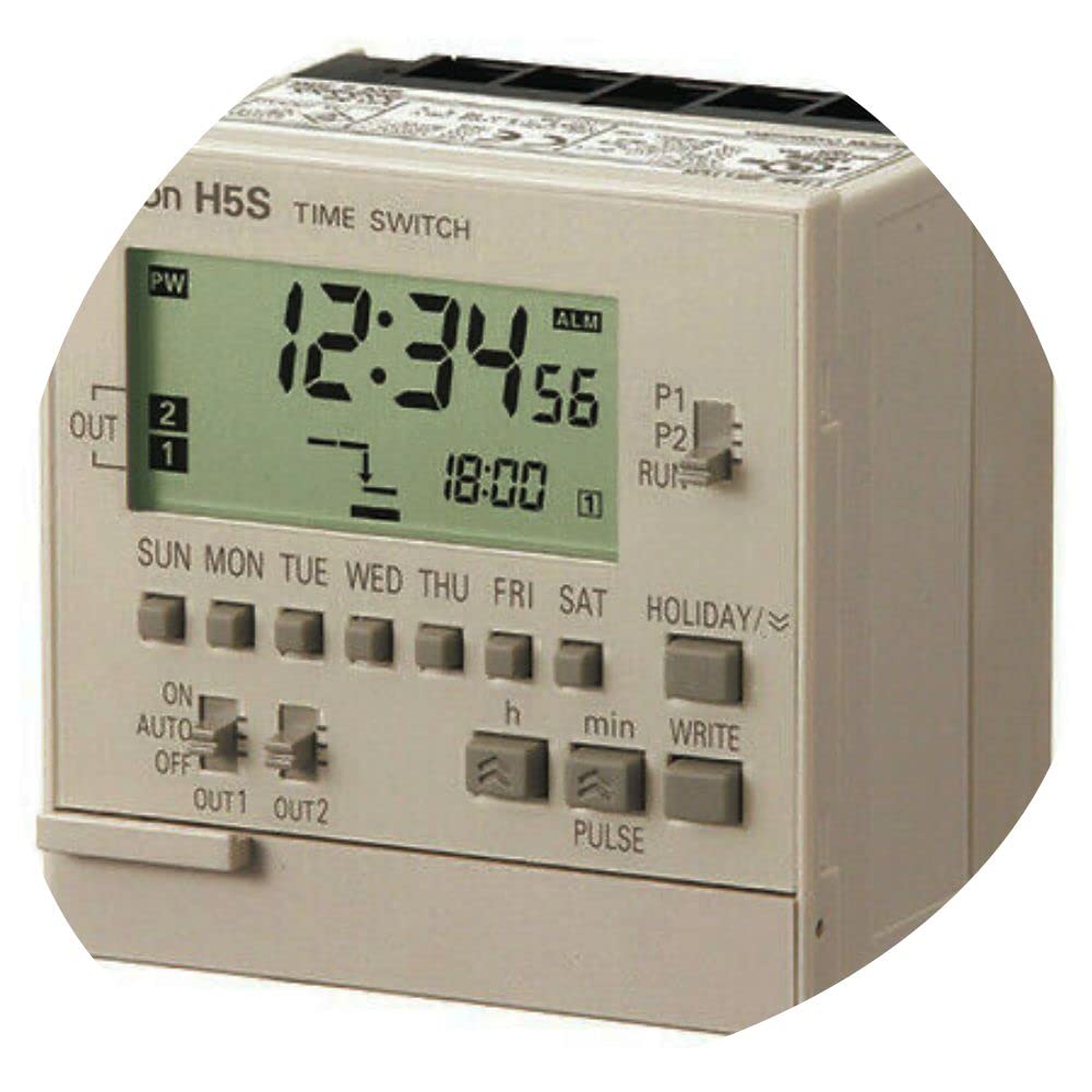 Genuine H5s-Wb2 7-Day Timer (2 SPST-NO) - Replacement Lawn Mower Parts for Efficient Yard Maintenance | Compatible with Various Lawn Mower Models