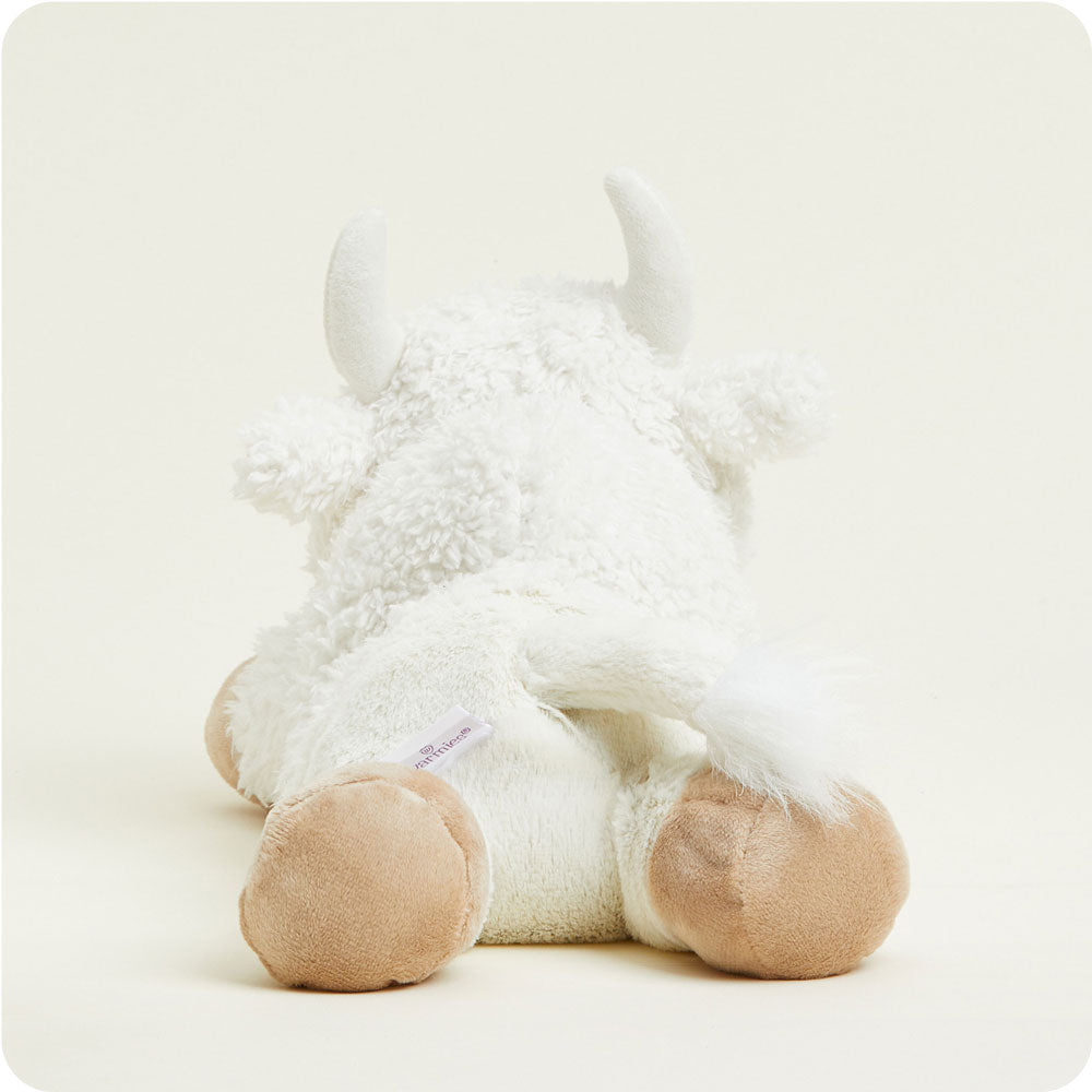 Original Buffalo Warmies Plush Stuffed Animal - Microwaveable Heating Pad for Kids & Adults - Perfect for Relaxation, Stress Relief & Comfort at Home or Travel