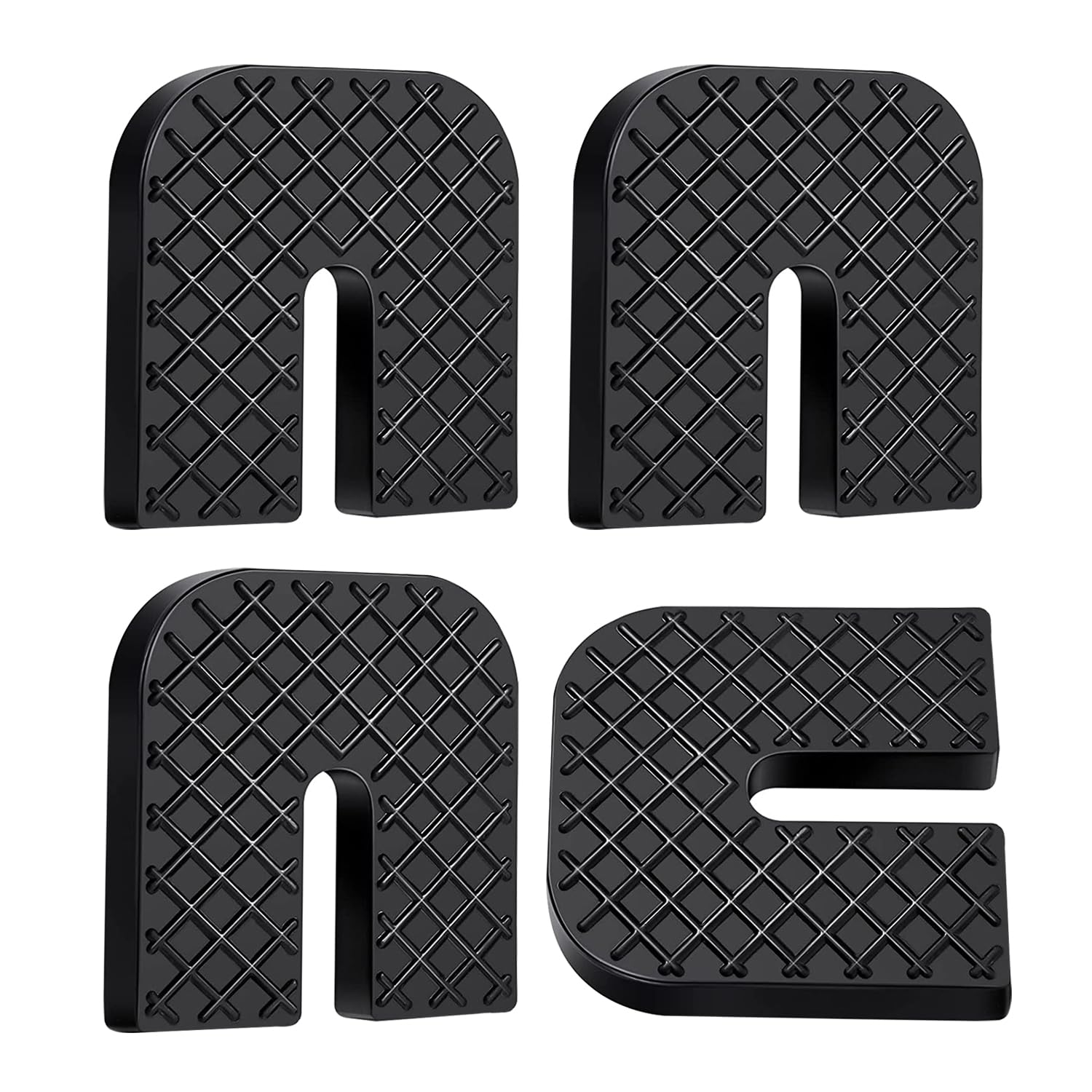 4 Pack Rubber Isolator Pads - Anti Vibration Shock Absorber Pads for Air Conditioner & Condenser Units - Reduce Noise & Vibration for Home & Office AC Systems