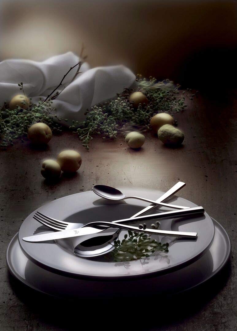 Mepra 13-Piece Atena Stainless Steel Cake Server Set - Elegant Dessert Serving Utensils for Weddings, Parties & Special Occasions
