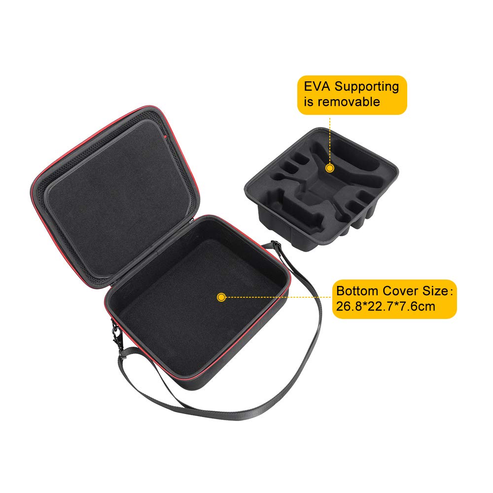 DJI Mavic Mini Hard Carrying Case - Waterproof Protective Storage for Mavic Mini Drone, Controller, 8 Batteries, Charger & Propellers | Perfect for Travel, Hiking & Outdoor Photography