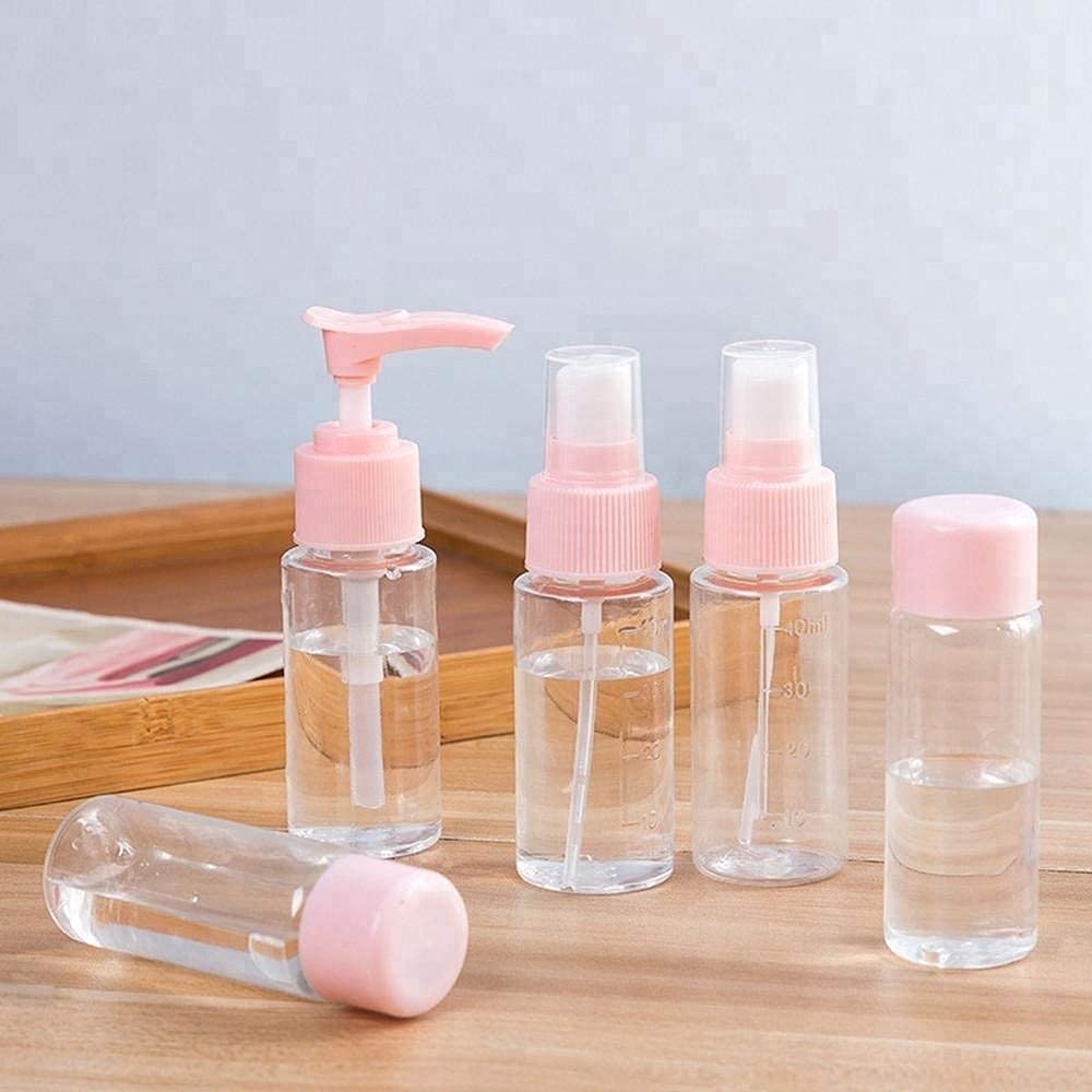 **Woodonick Travel Refillable Cosmetic Bottles Kit – Leak-Proof Portable Toiletry Containers for Lotion, Shampoo, Cream & Soap (Ideal for Air Travel, Gym & Vacation)**