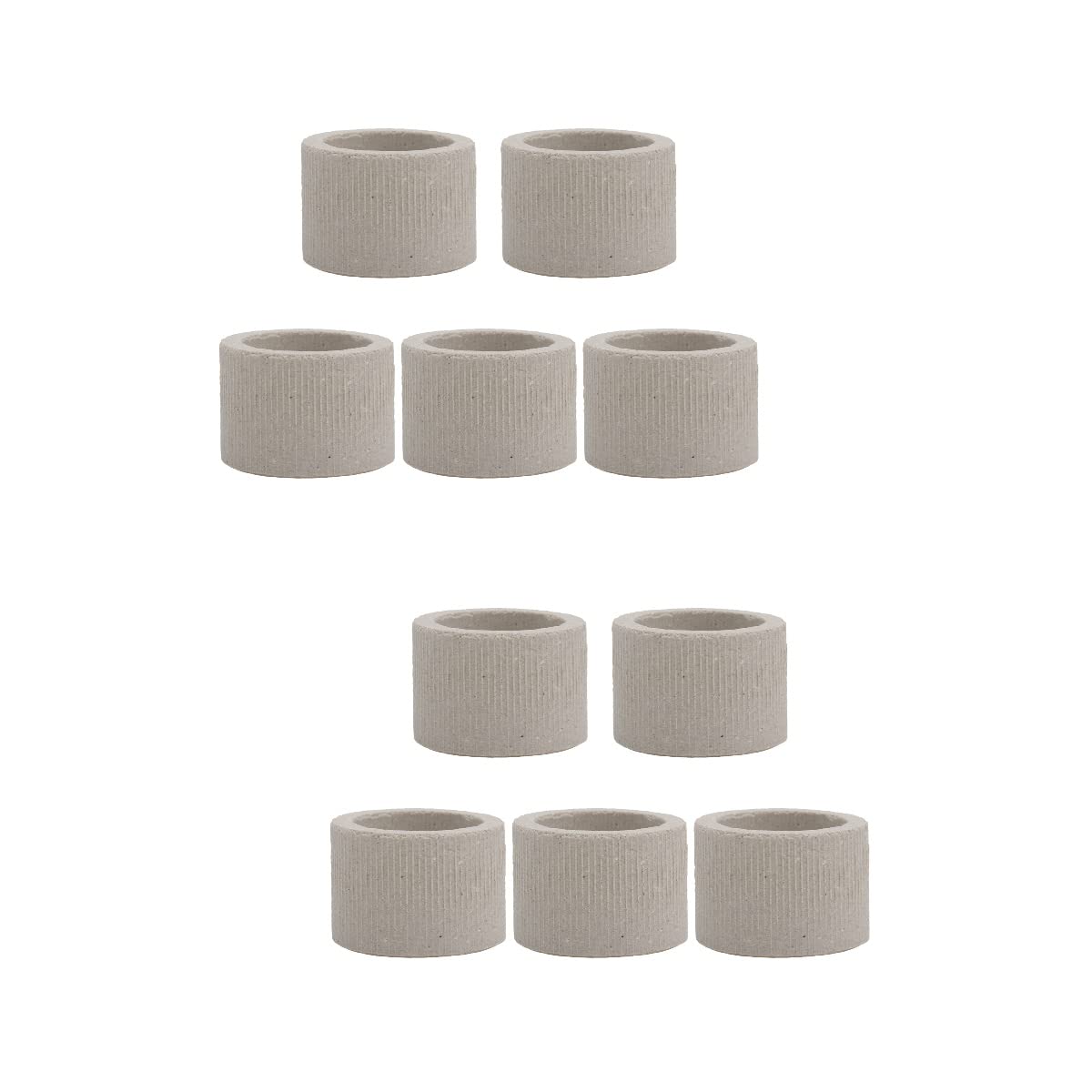Balacoo 10PCS Ceramic Aquatic Plant Fix Rings - Aquarium Plant Holder for Fish Tank, Underwater Plant Anchors for Freshwater & Saltwater Aquascaping - Perfect for Aquarium Decoration and Live Plant Growth
