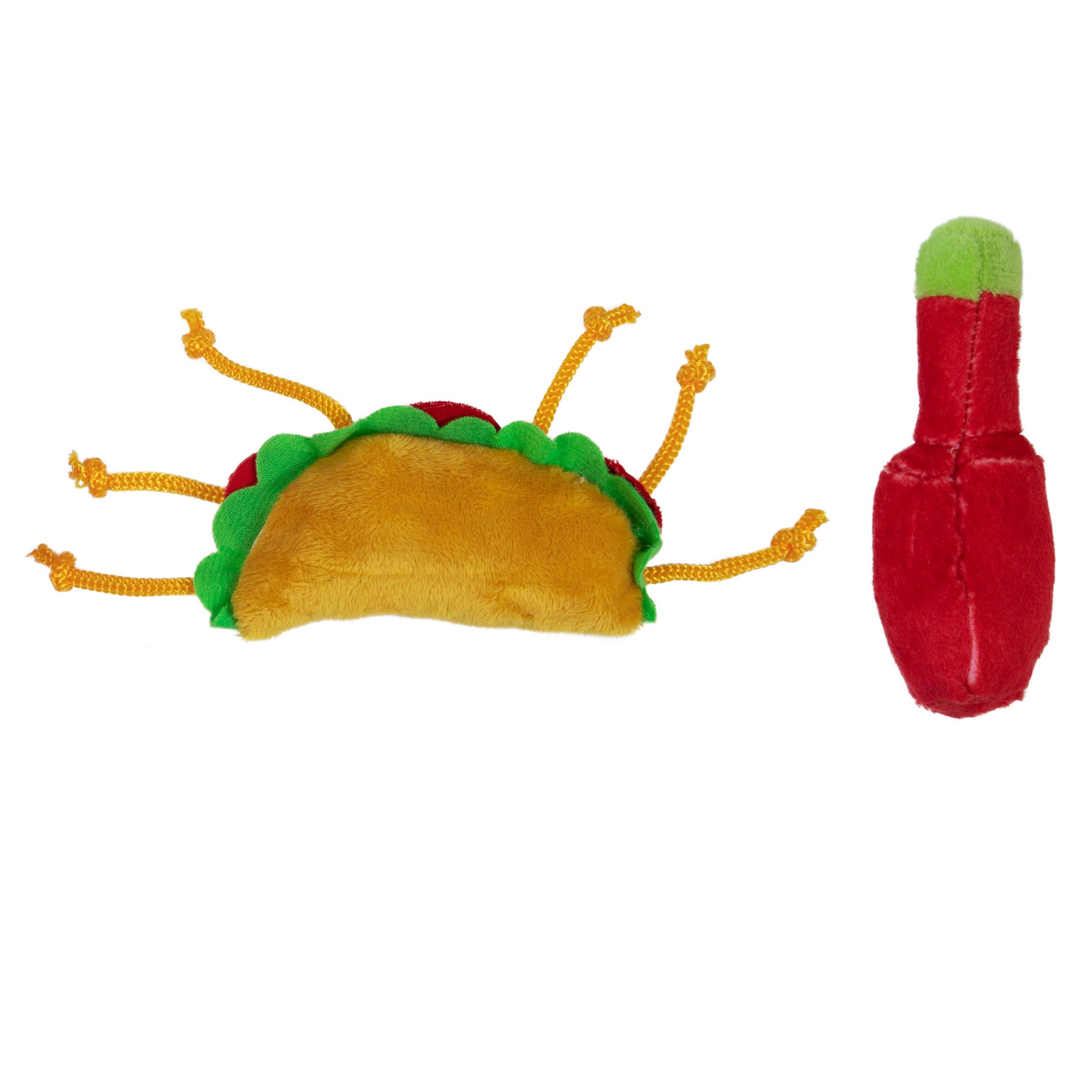 Mad Cat Taco Tuesday Cat Toy - Interactive Plush Toy for Cats with Catnip - Perfect for Playtime, Training & Indoor Entertainment