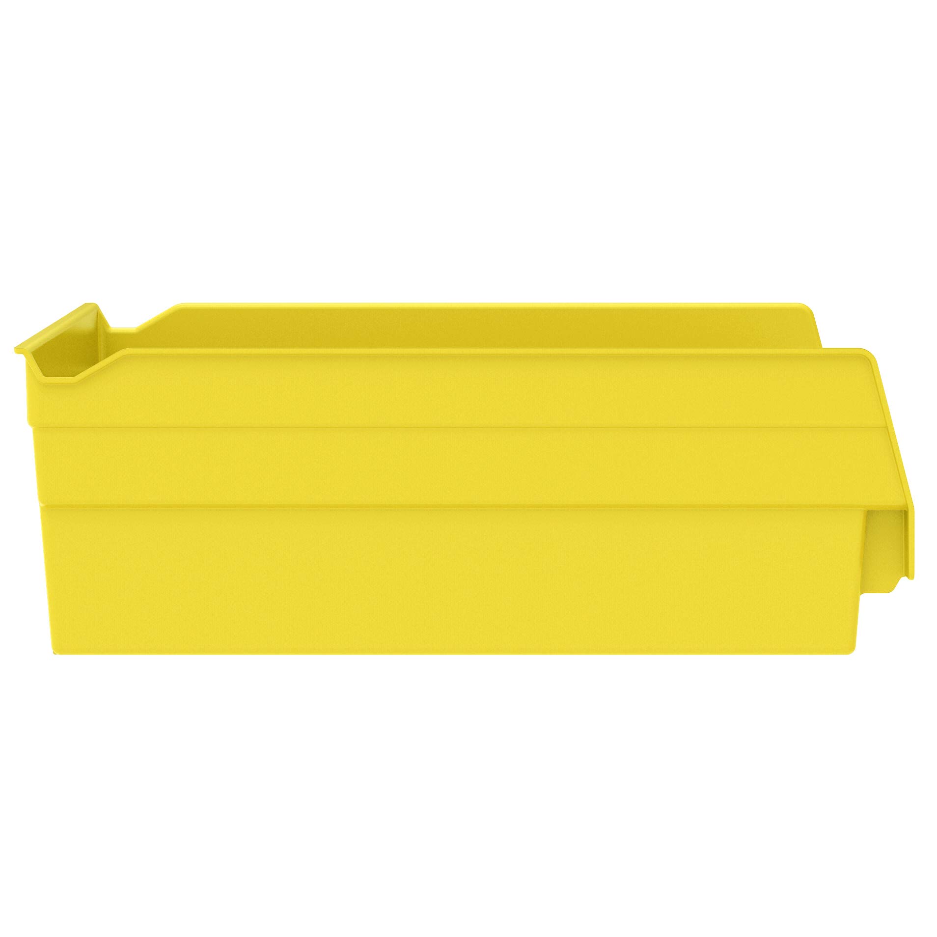 Akro-Mils 30170 Heavy Duty Plastic Shelf Bins - 12-Pack Yellow Storage Containers (12