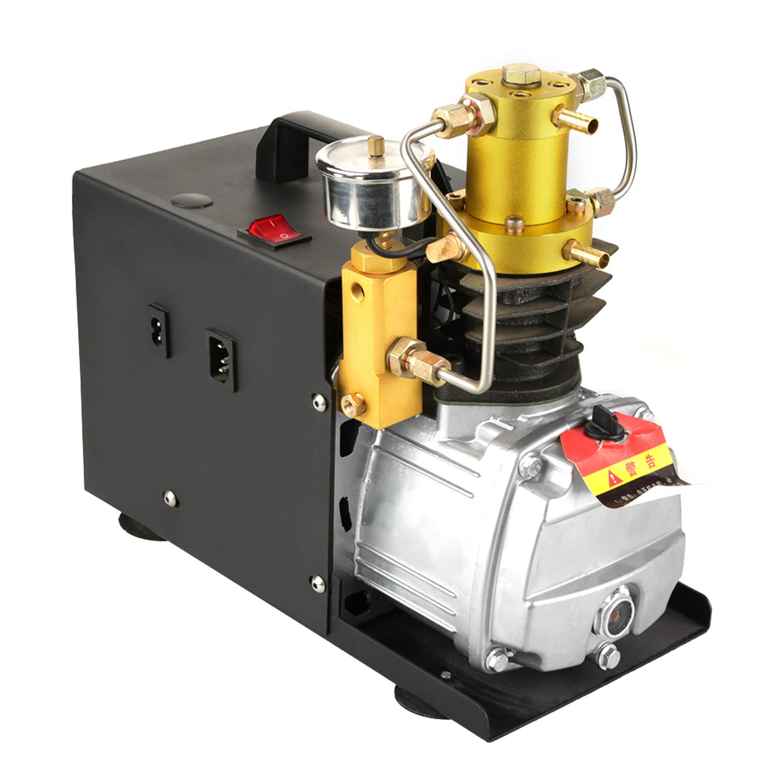 220V High Pressure 40Mpa Electric Air Compressor Pump - Water Cooled Automatic System with UK Plug for Industrial, Automotive & Home Use