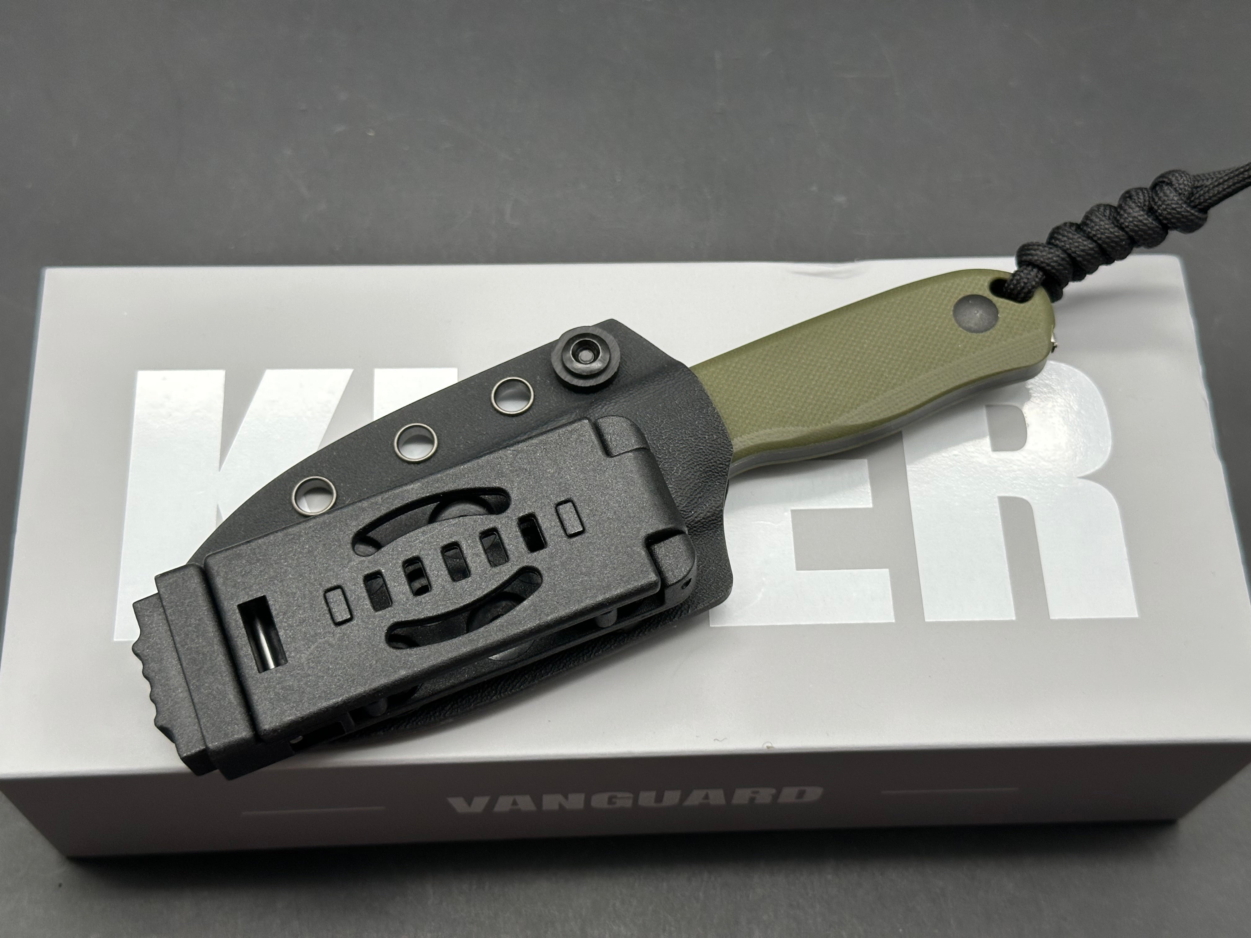 KIZER DROP BEAR Fixed Blade Knife - 3.5