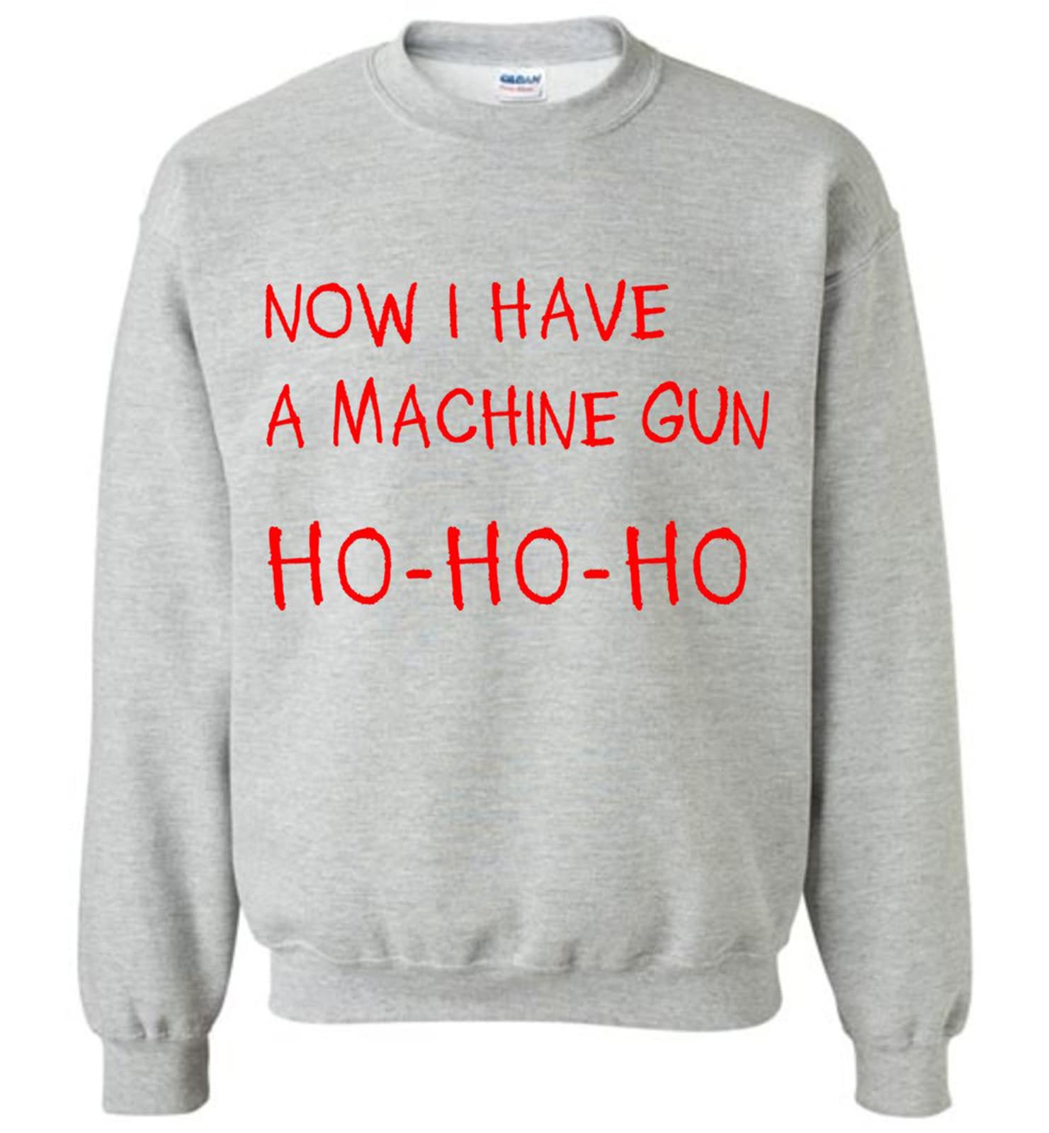 Absurd Ink Machine Gun Graphic Sweatshirt - Funny Novelty Pullover Hoodie for Men & Women | Perfect for Casual Wear, Gifts, and Pop Culture Fans