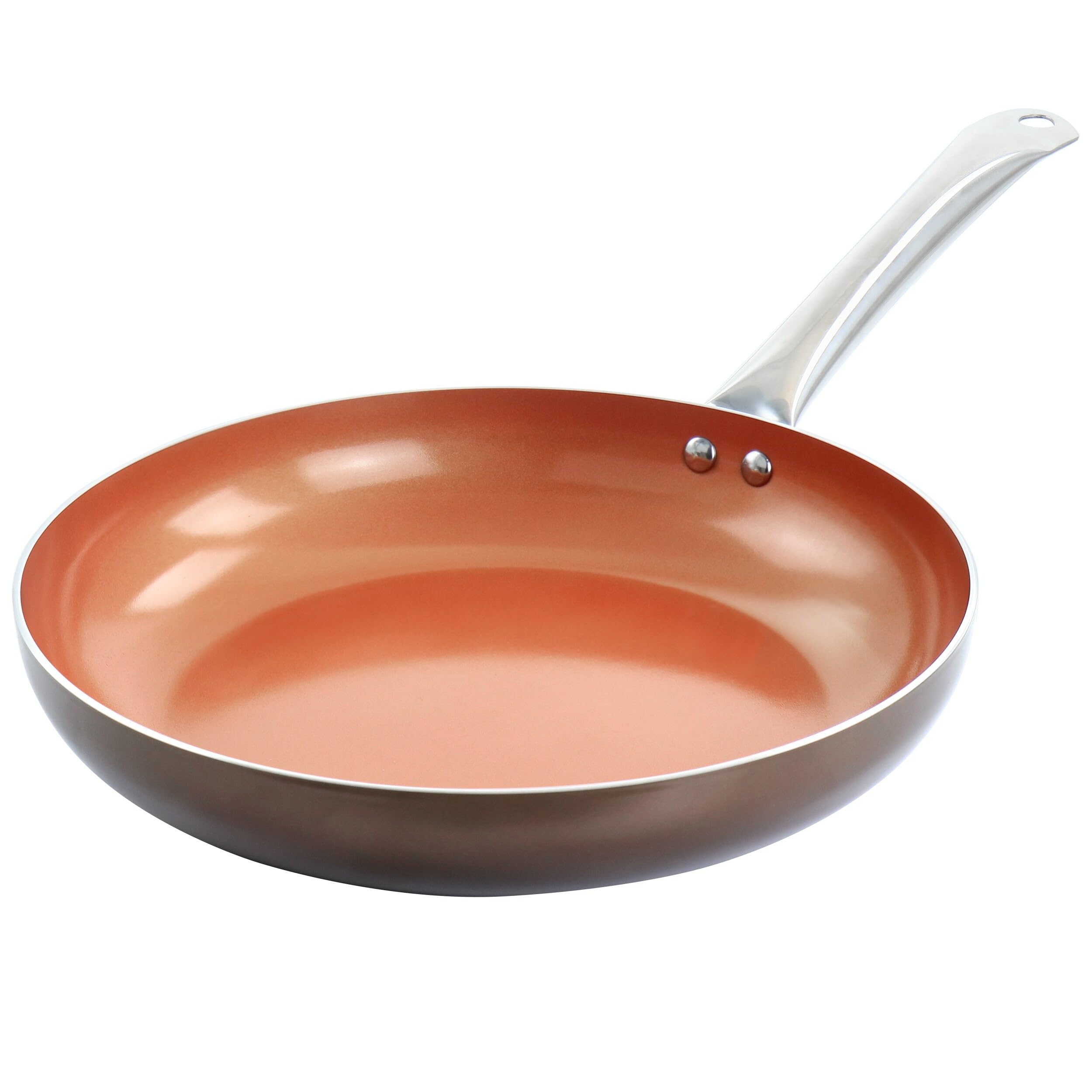 Premium Gibson Home Copper Cookware Set - Nonstick Kitchen Pots & Pans for Sauteing, Frying & Cooking - Ideal for Gas, Electric & Induction Stovetops