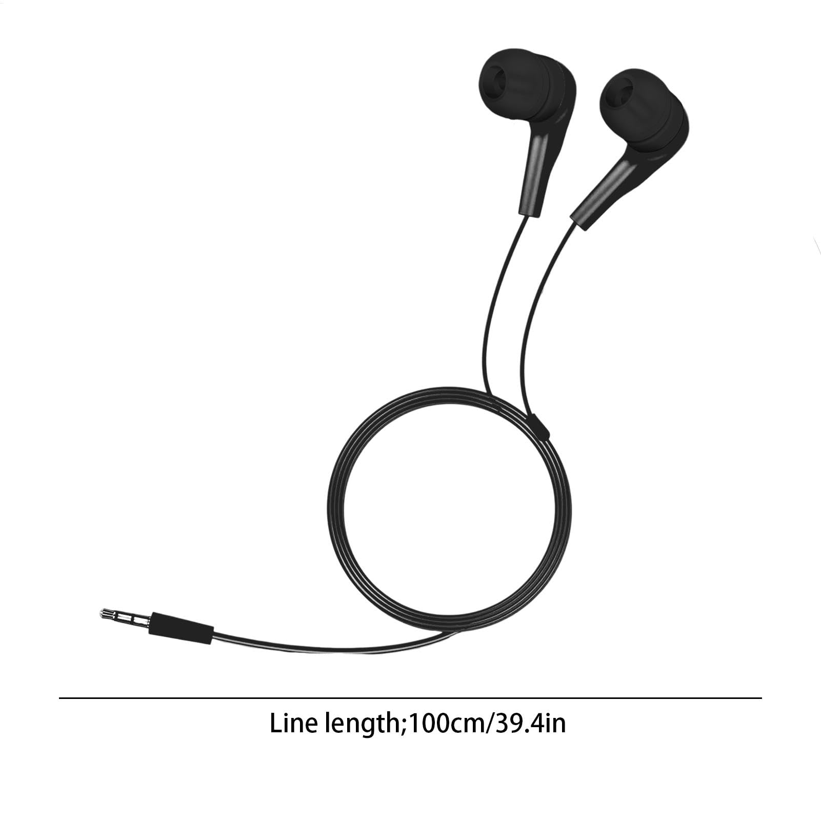 Kids Wired In-Ear Headphones with 3.5mm Jack - Comfortable Earbuds for School, Laptops & Phones | Perfect for Online Learning, Music & Gaming | Lightweight & Durable for Students & Travel
