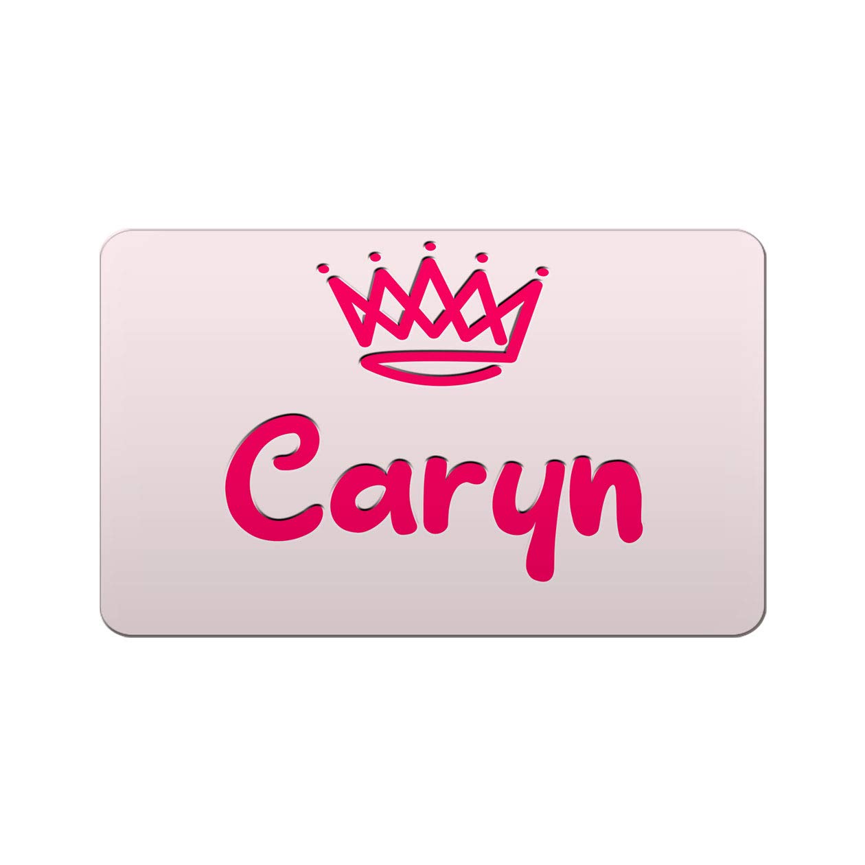 Makoroni - Personalized Caryn Name Refrigerator Magnet for Women & Girls (2x3 inches) - Perfect for Kitchen Decor, Gifts & Office Organization