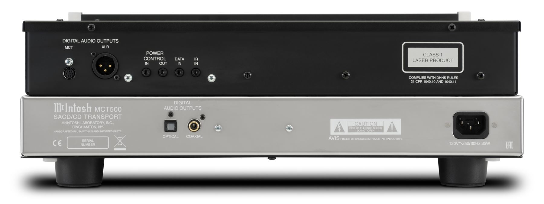 McIntosh MCT500 2-Channel SACD/CD Transport - High-End Audio Player for Home Theater & Music Listening | Perfect for Audiophiles & Hi-Fi Systems