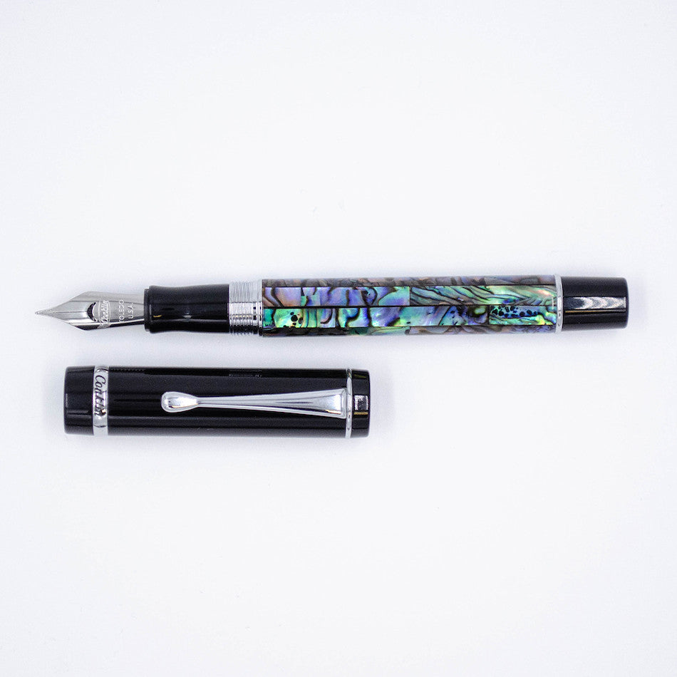 Conklin Duragraph Fountain Pen - Abalone Nights Design, Medium Nib, Premium Writing Instrument for Calligraphy & Journaling - Perfect for Gifts, Office Use & Special Occasions